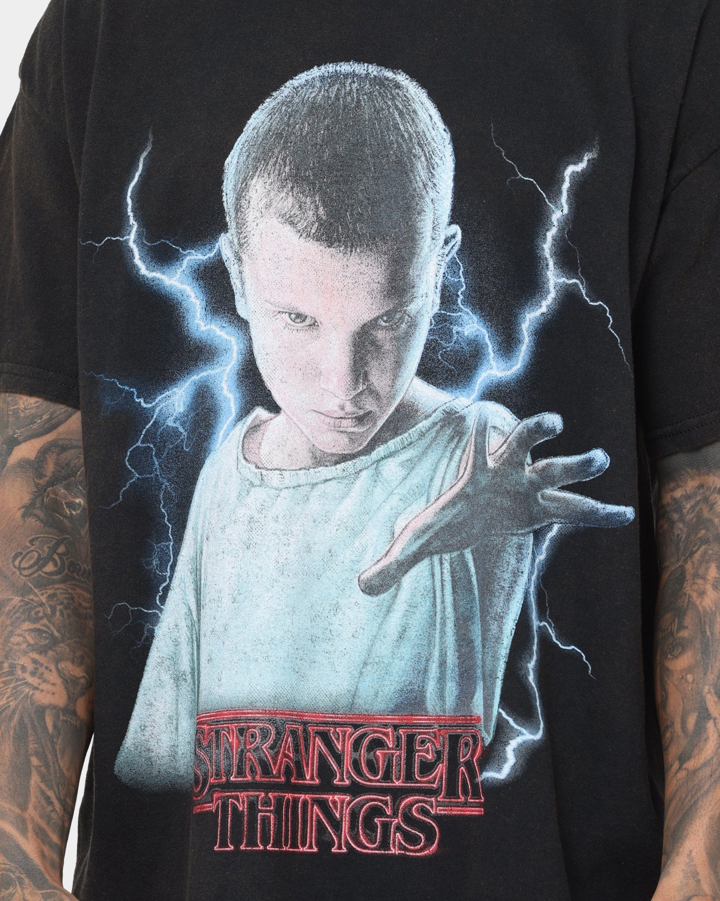 Goat Crew X Stranger Things Eleven Premium Vintage T-Shirt Black Wash