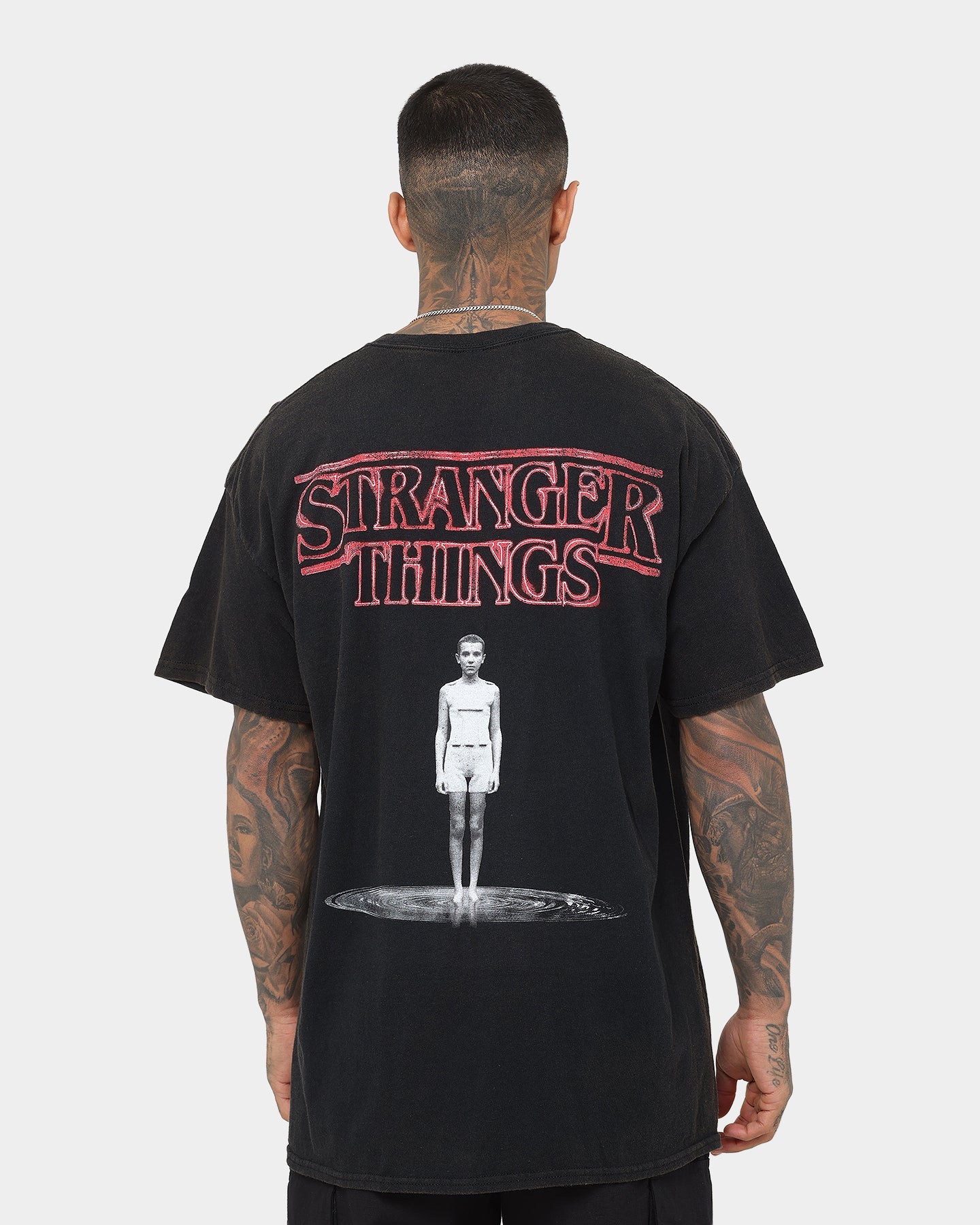 Goat Crew X Stranger Things Eleven Premium Vintage T-Shirt Black Wash
