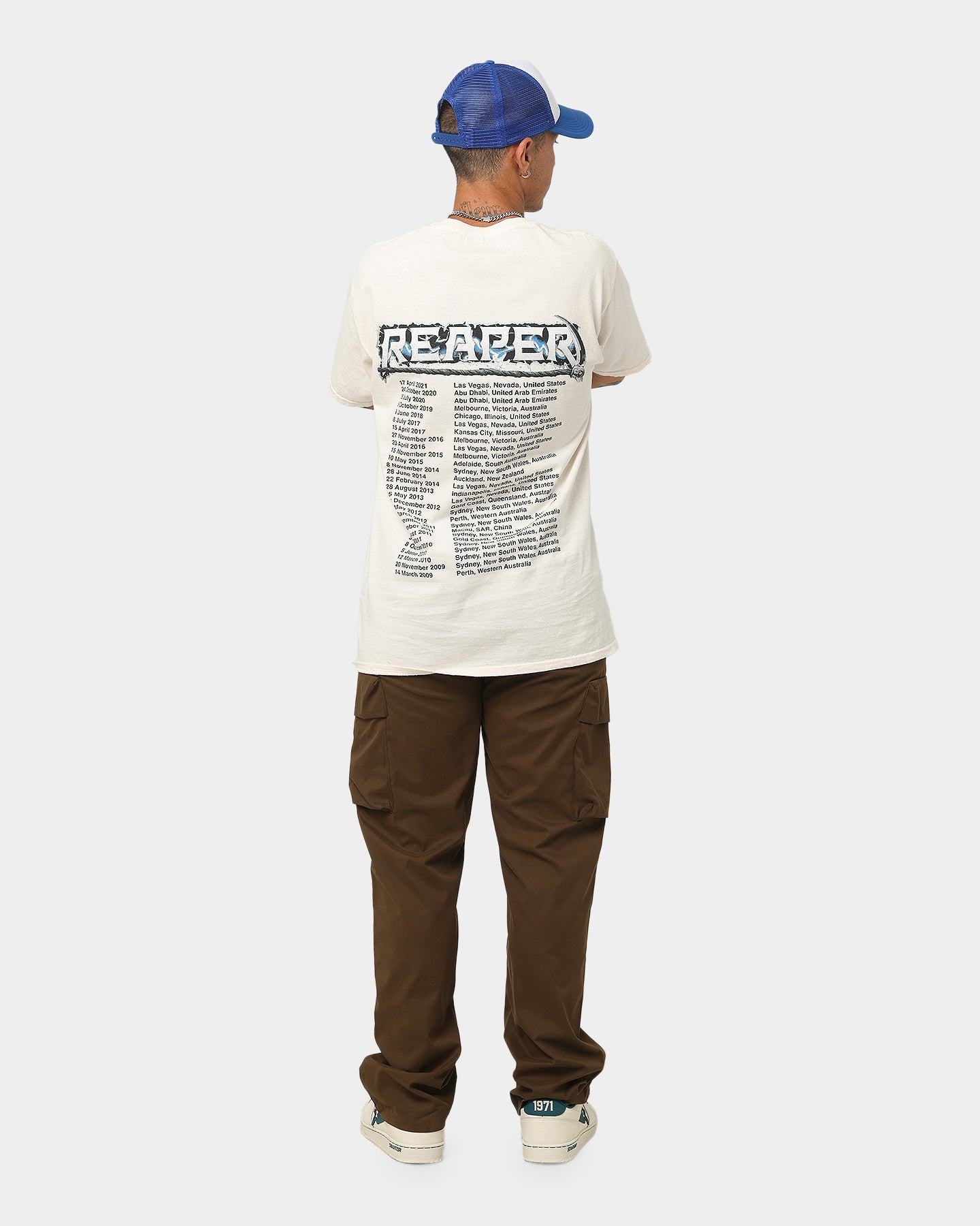 Goat Crew X Robert Whittaker Vintage T-Shirt Off White