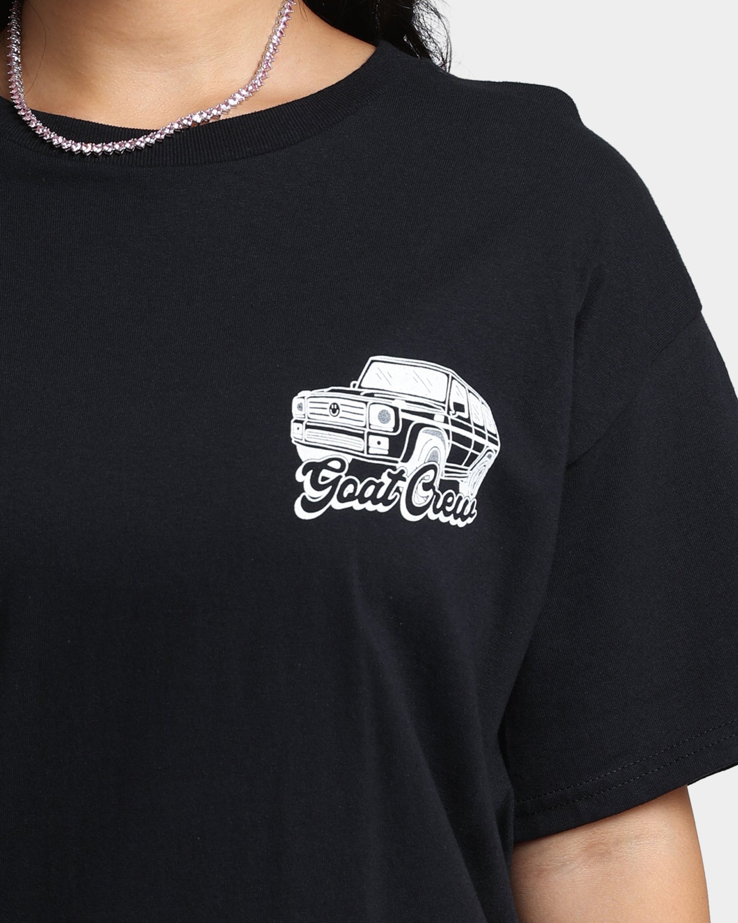 Goat Crew Truck T-Shirt Black Style001