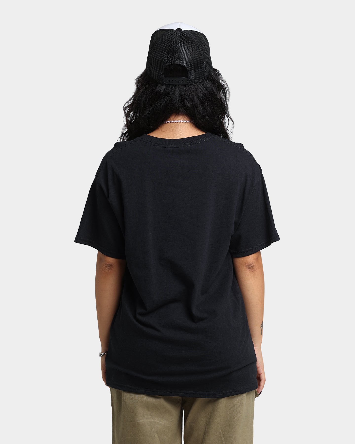 Goat Crew Truck T-Shirt Black Style001