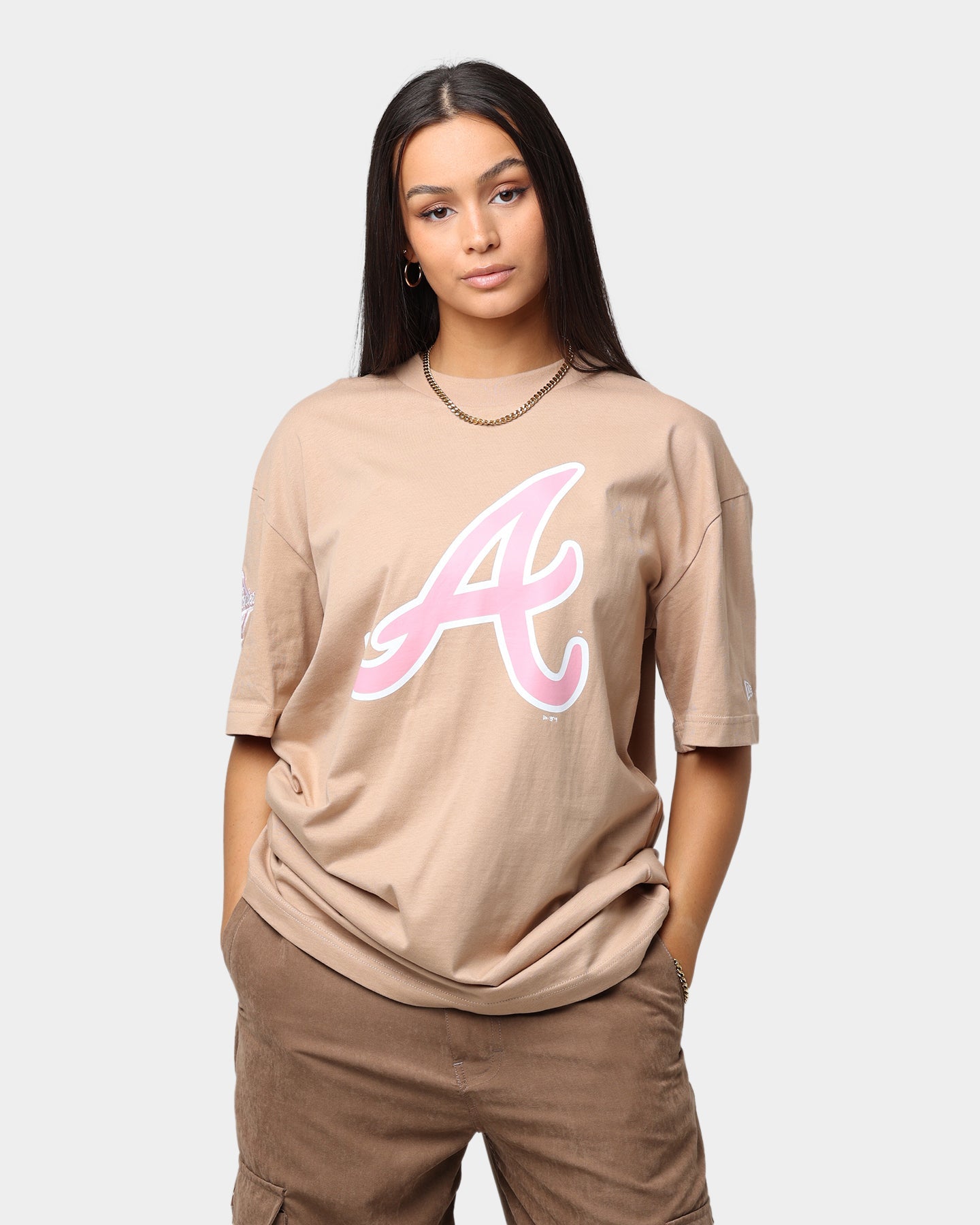 New Era Atlanta Braves Tumbleweed T-Shirt Tumbleweed Style001