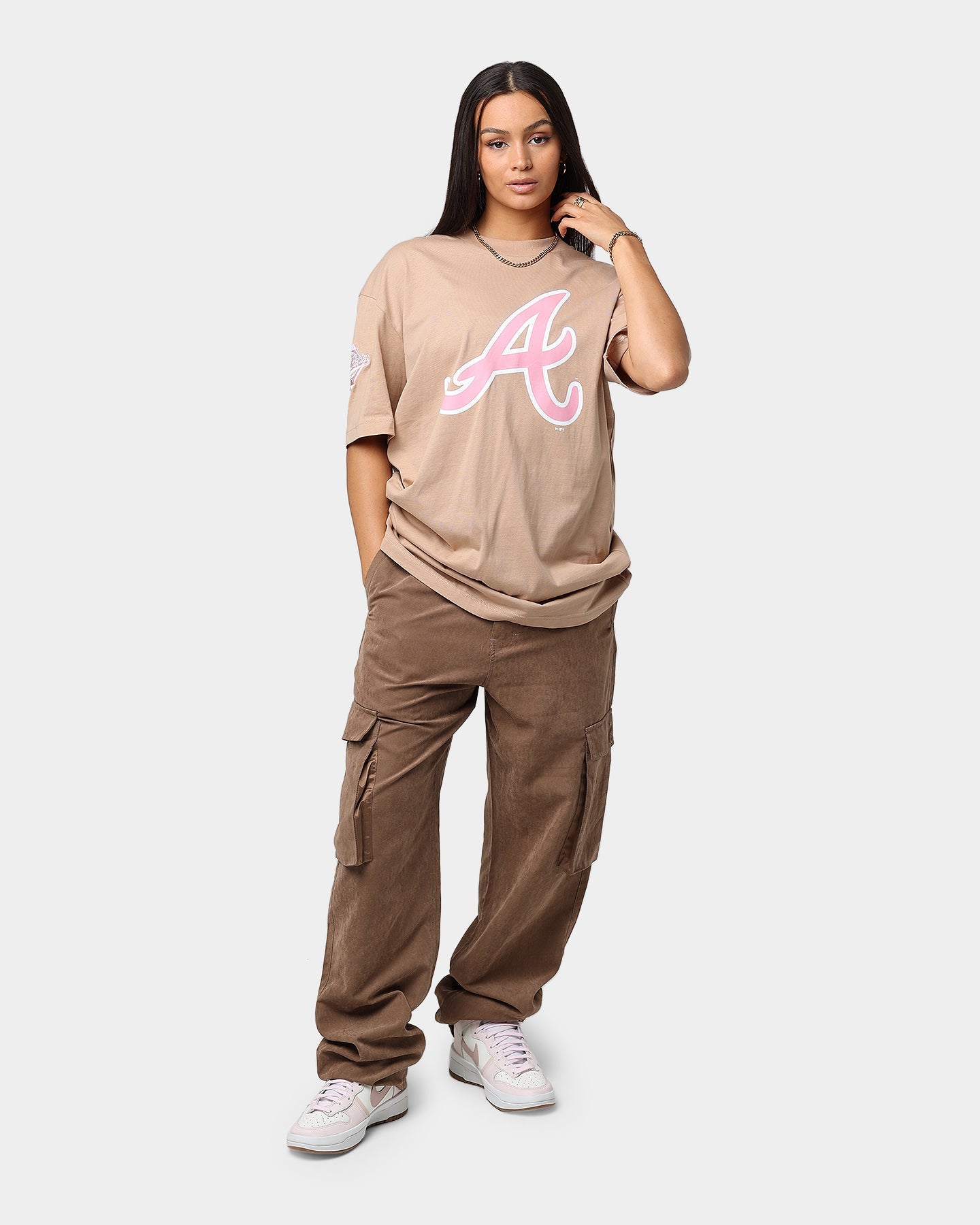 New Era Atlanta Braves Tumbleweed T-Shirt Tumbleweed Style001
