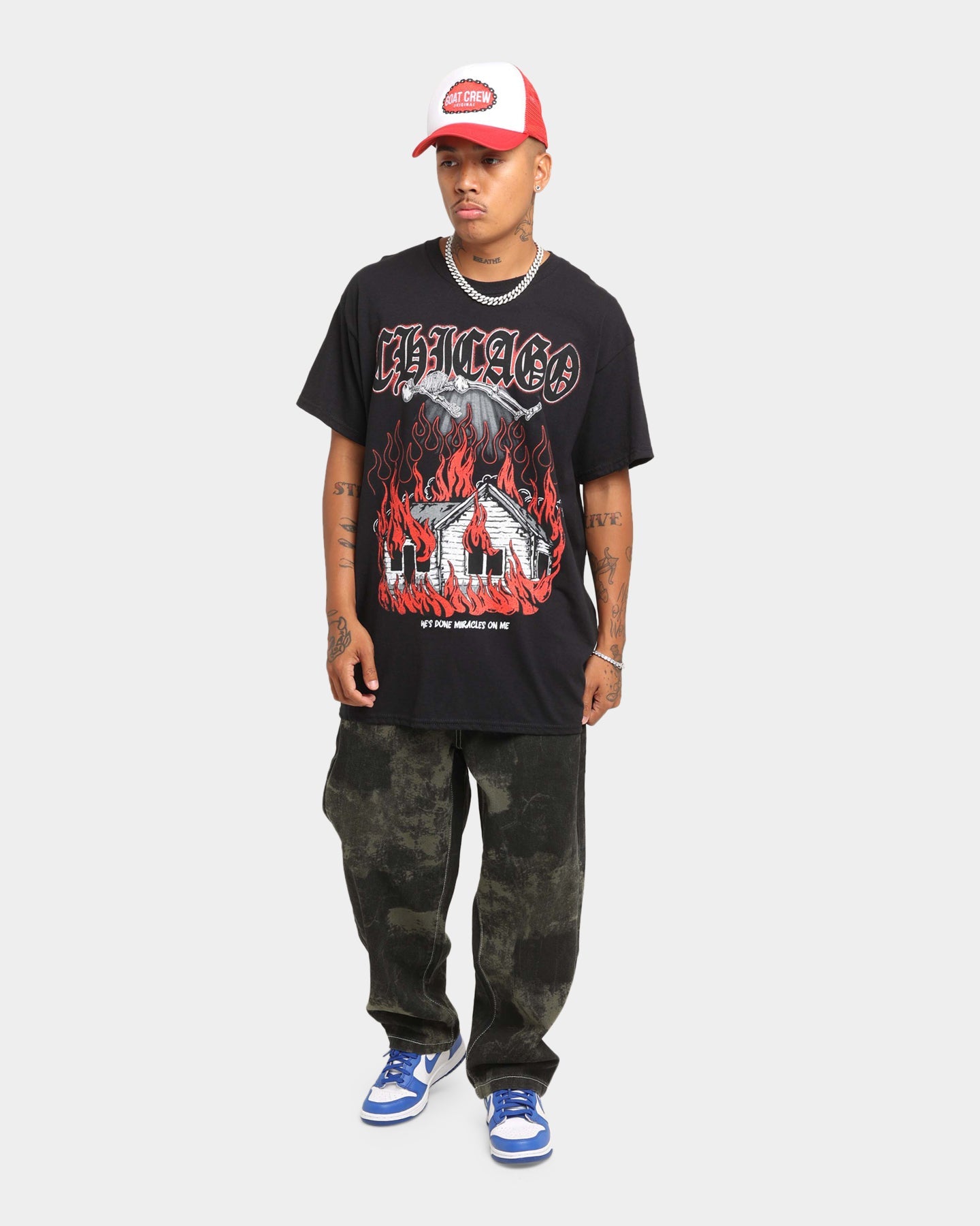 Goat Crew Chicago Vintage T-Shirt Black