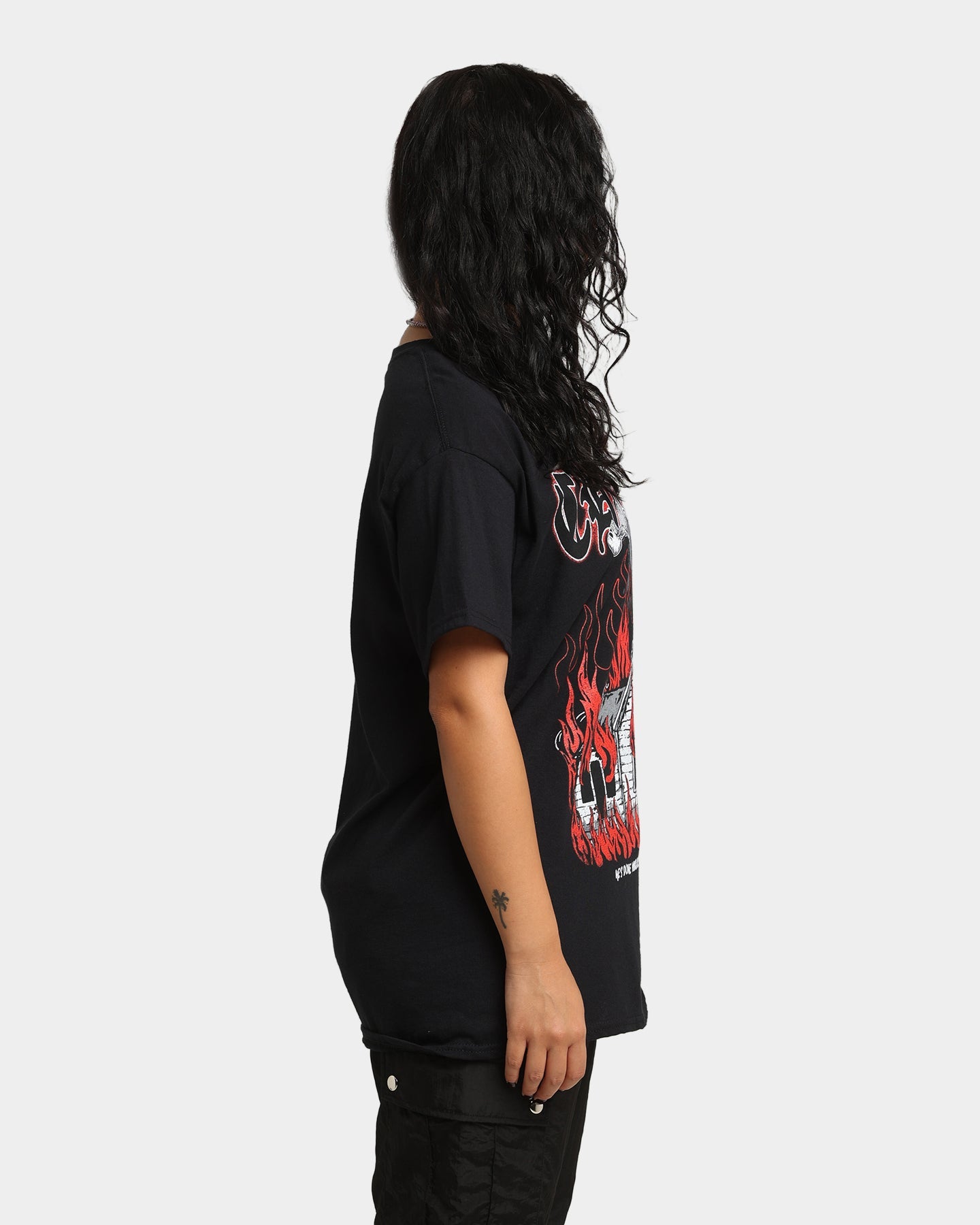 Goat Crew Chicago Vintage T-Shirt Black Style001