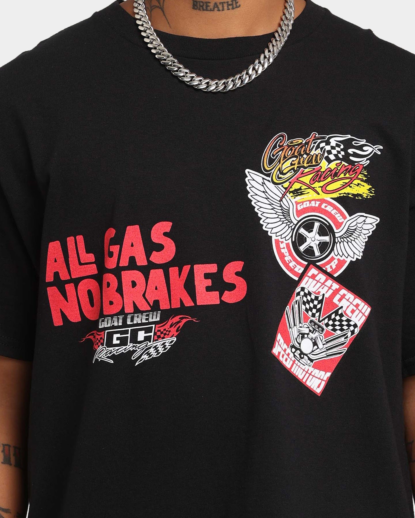 Goat Crew All Gas T-Shirt Black