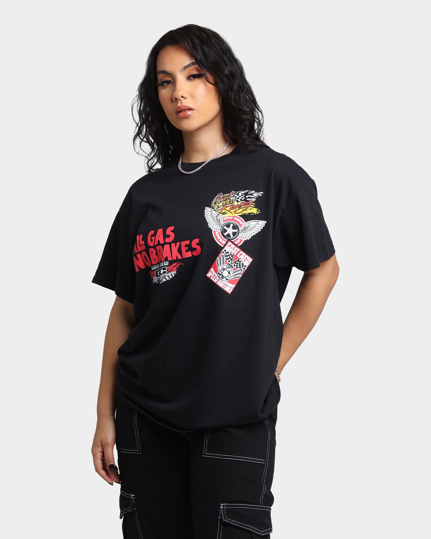 Goat Crew All Gas T-Shirt Black Style001