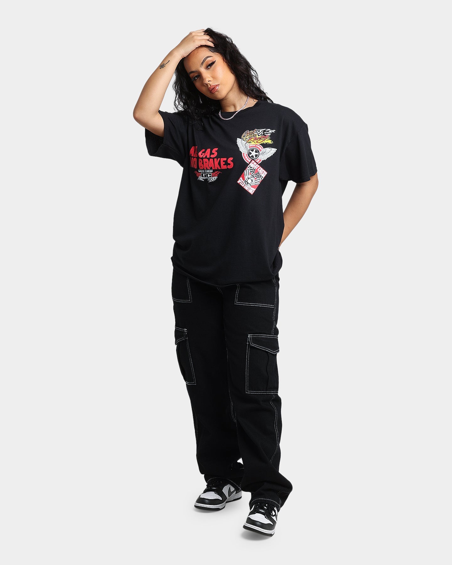 Goat Crew All Gas T-Shirt Black Style001