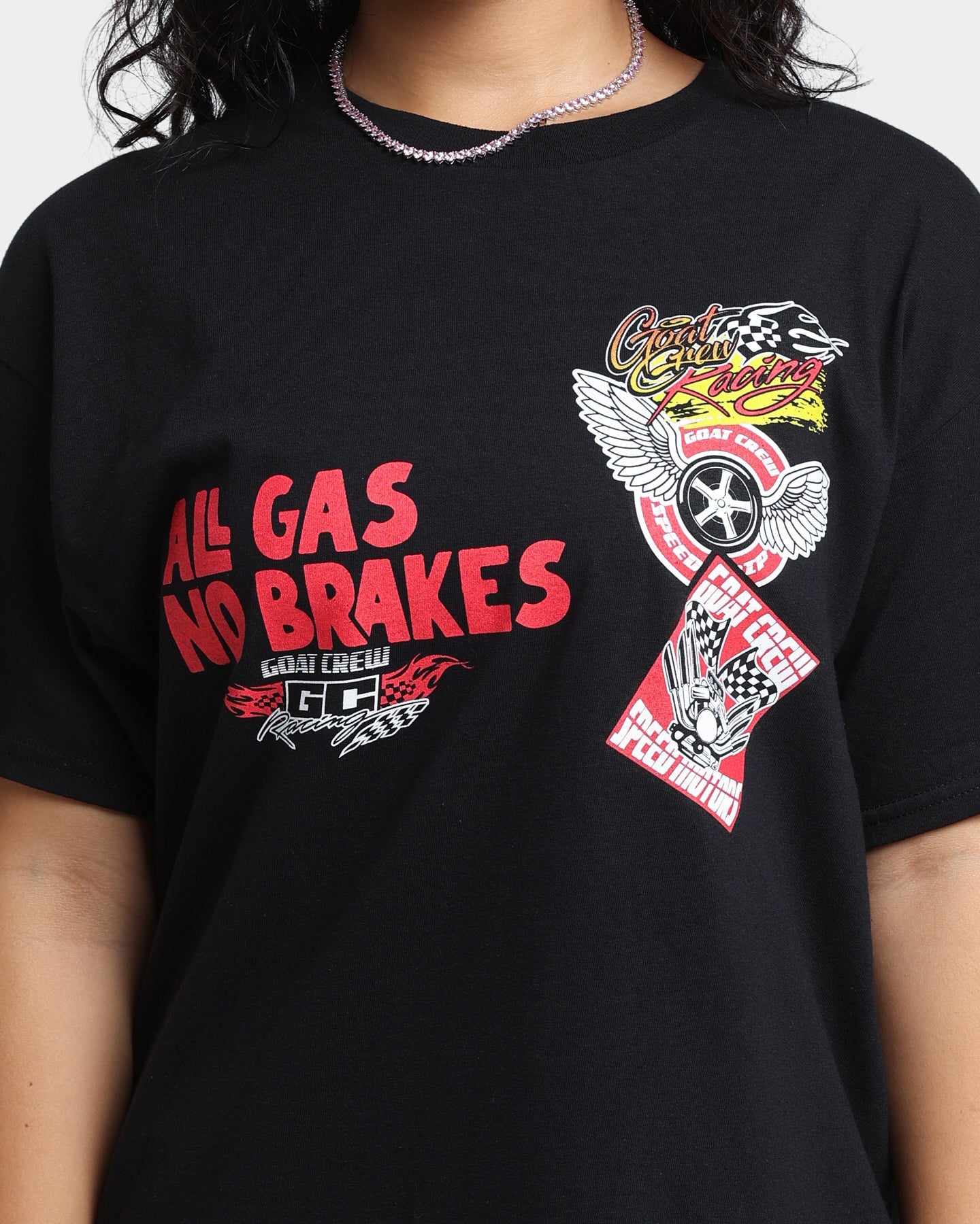 Goat Crew All Gas T-Shirt Black Style001