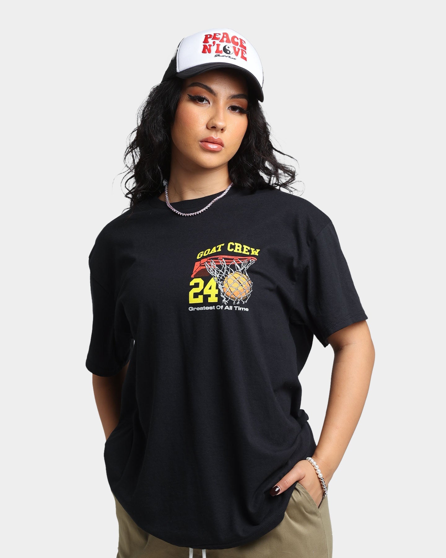 Goat Crew Greatest Baller T-Shirt Black Style001
