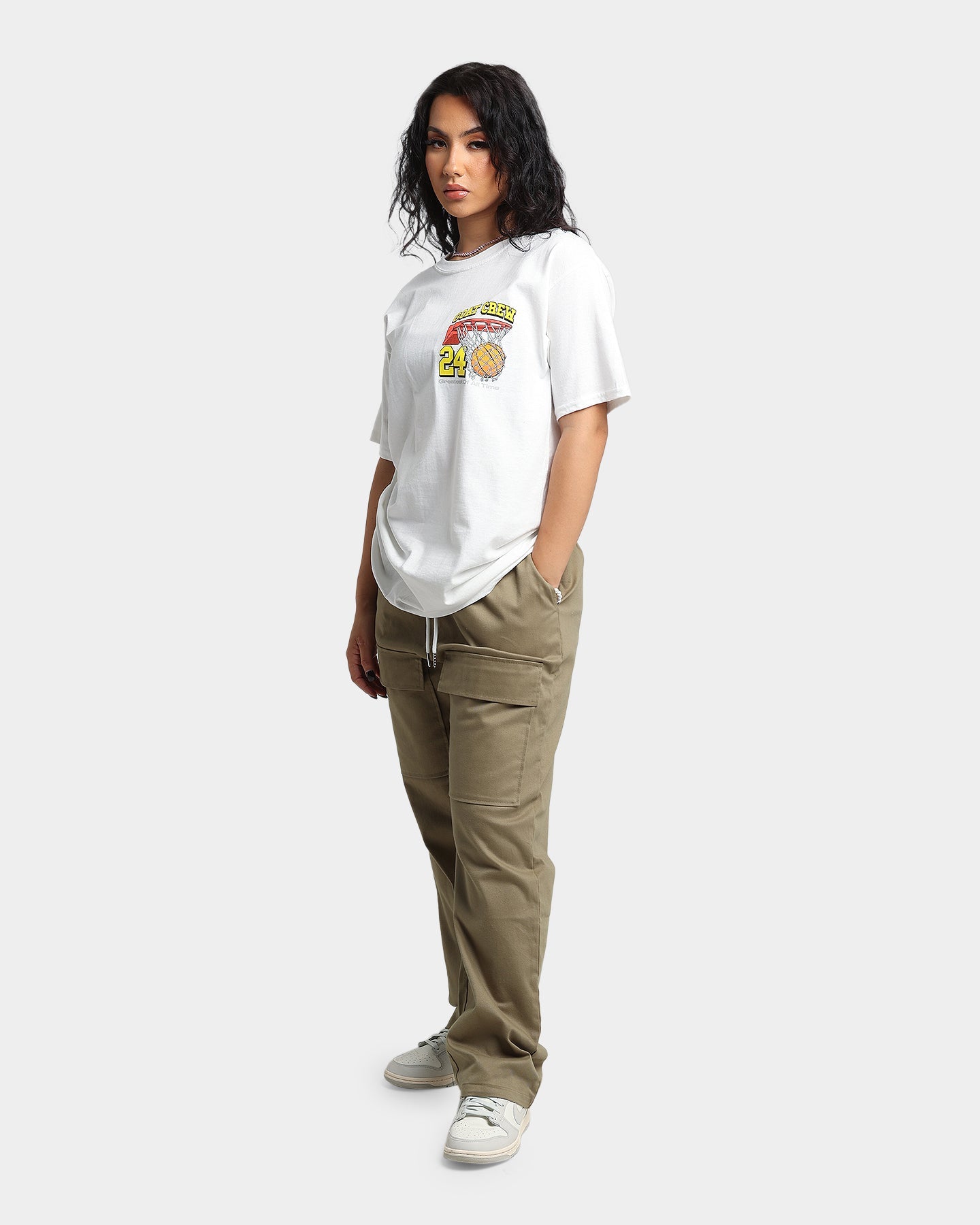 Goat Crew Greatest Baller T-Shirt White Style001
