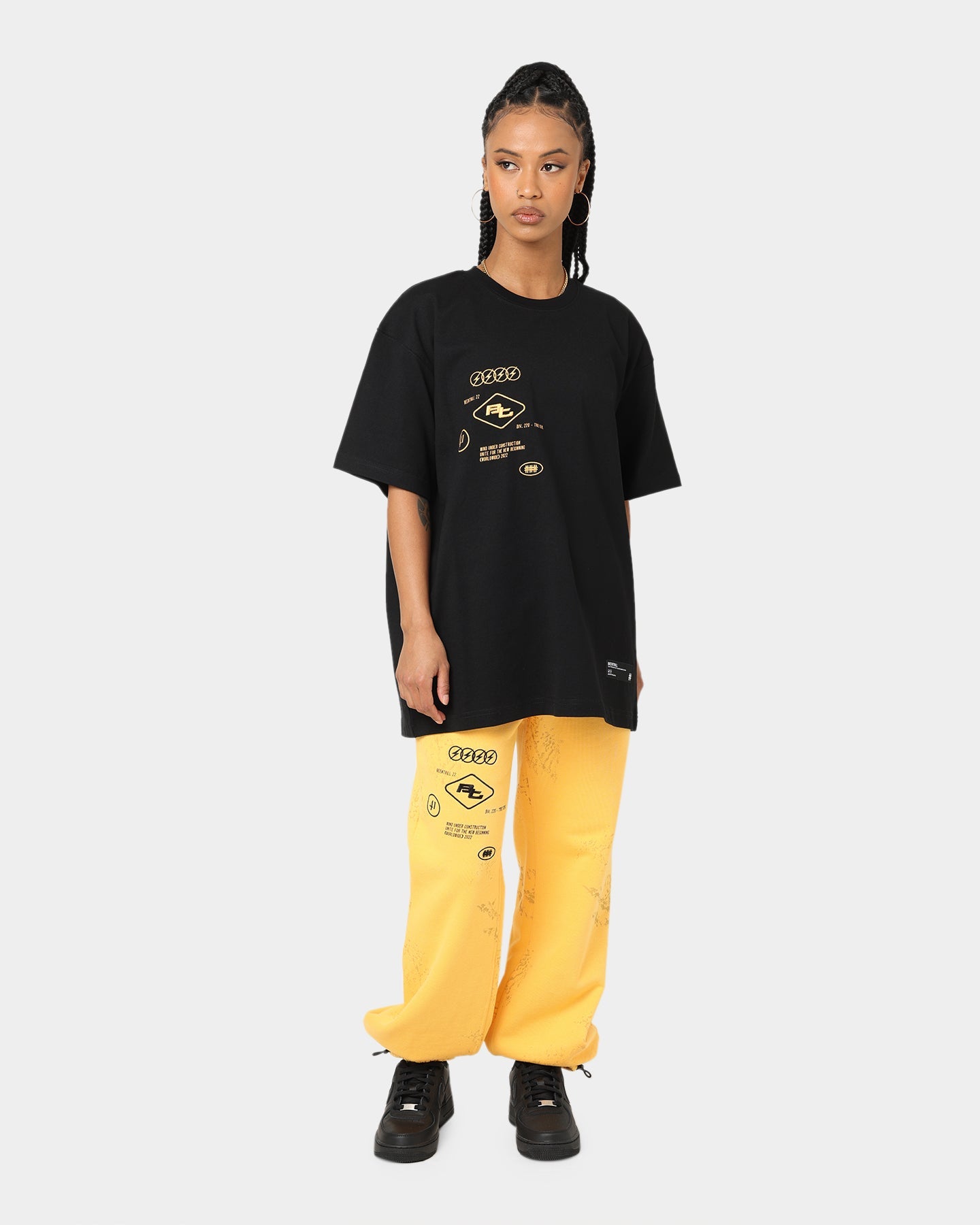 BEENTRILL Circuitry T-Shirt Black Style001