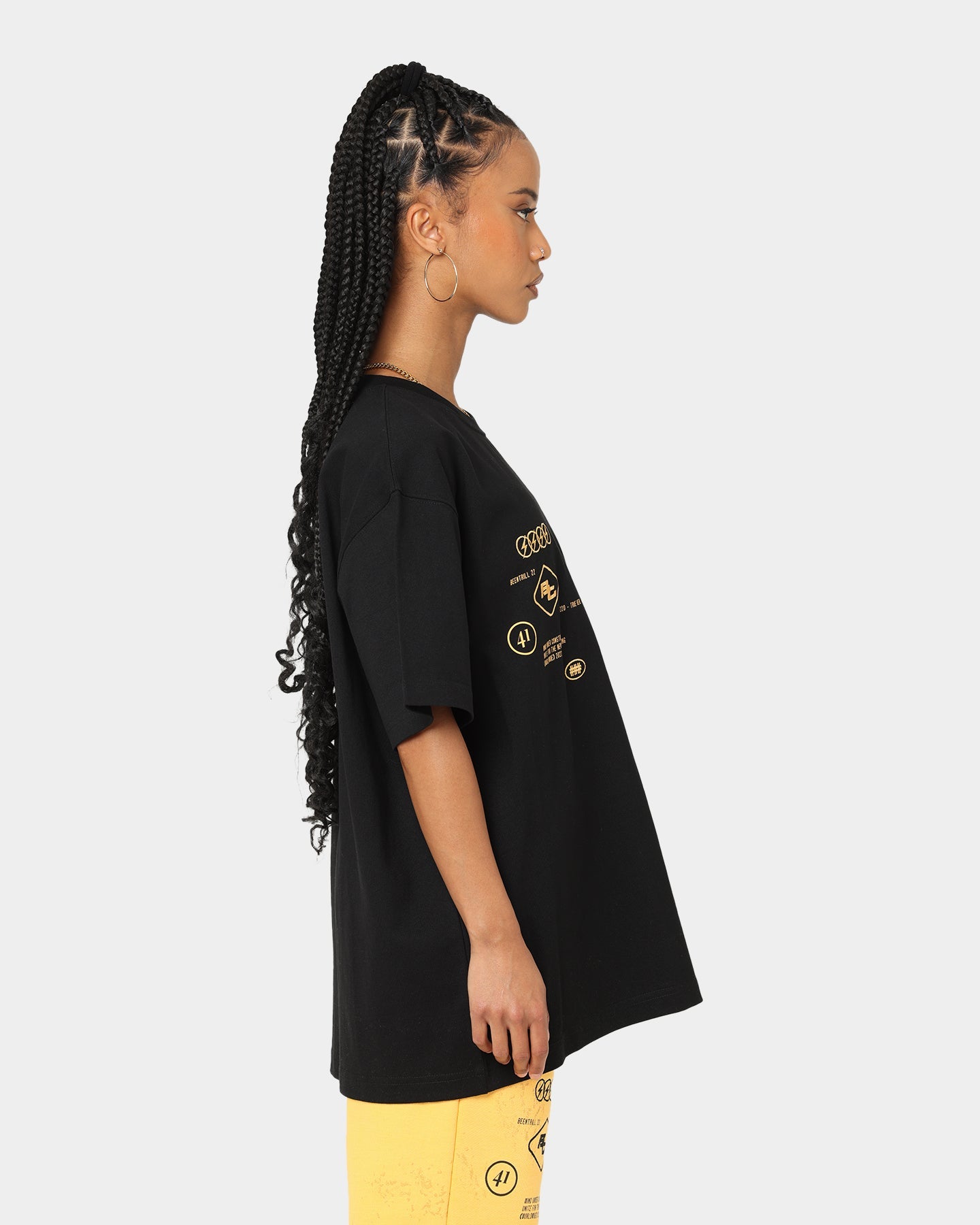 BEENTRILL Circuitry T-Shirt Black Style001