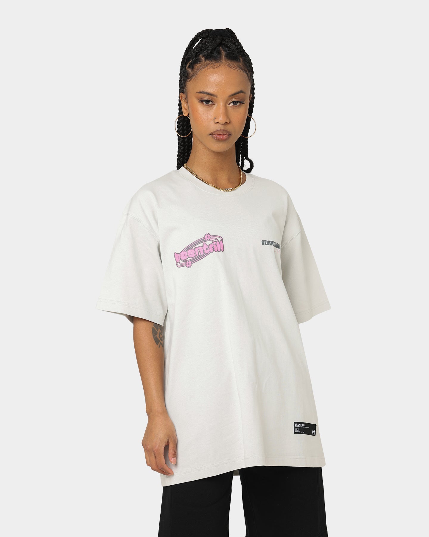 BEENTRILL Collective Beings T-Shirt Grey/Grey Style001