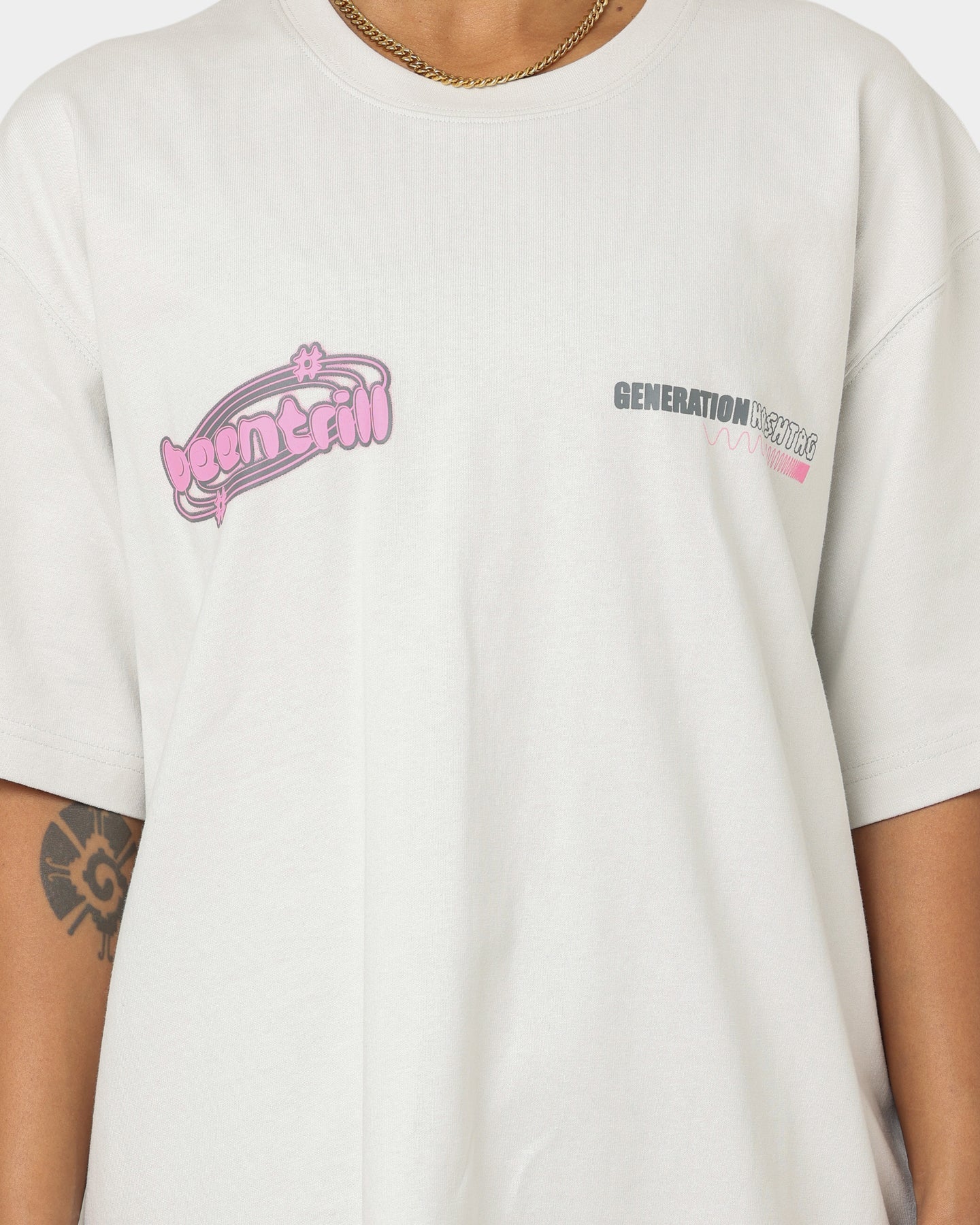 BEENTRILL Collective Beings T-Shirt Grey/Grey Style001