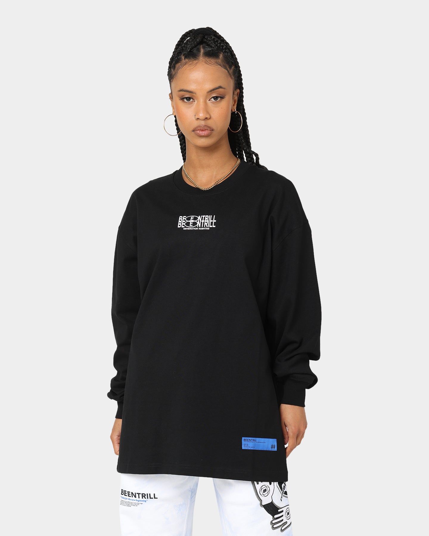 BEENTRILL New Generation Long Sleeve T-Shirt Black Style001