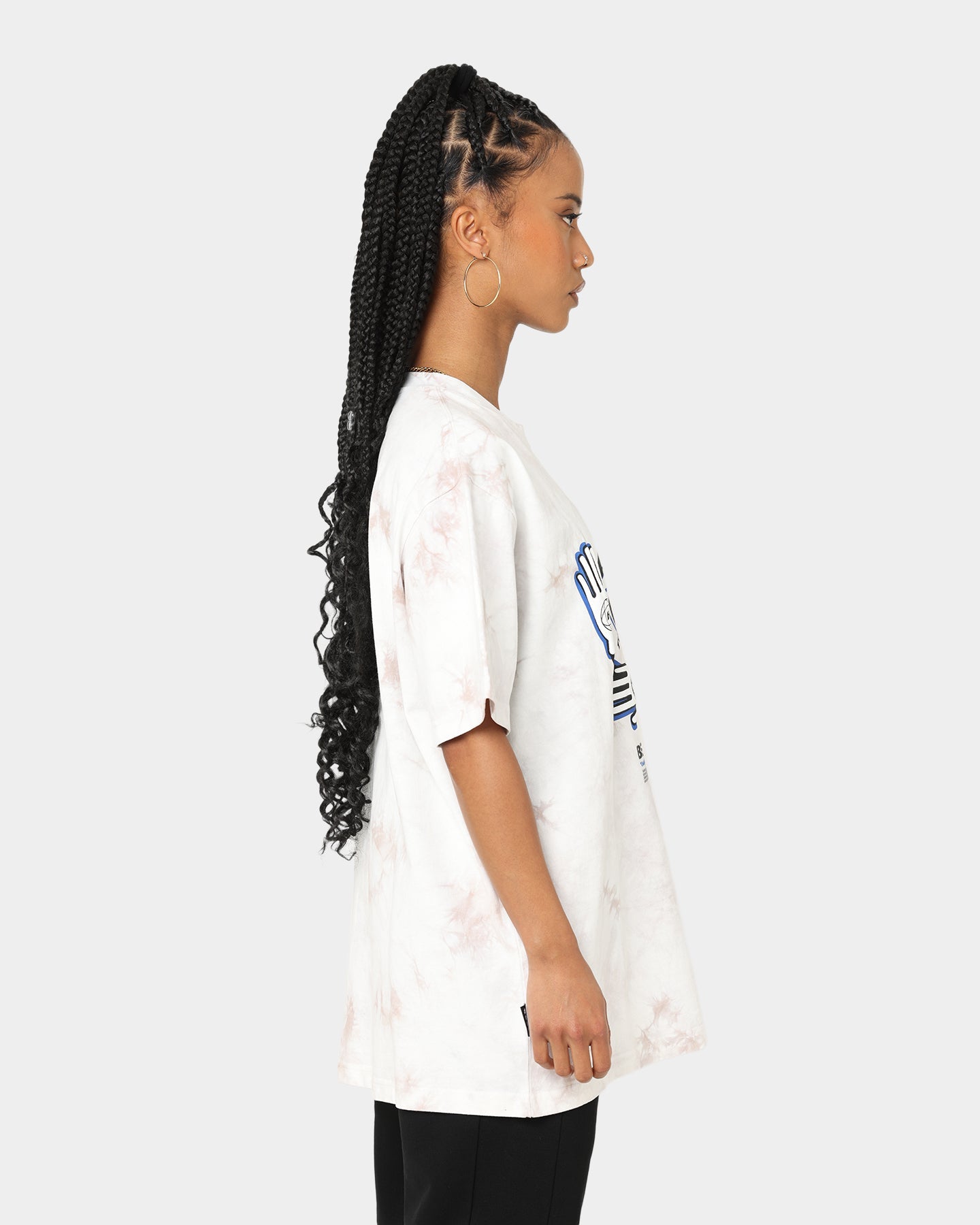 BEENTRILL Together Tie Dye T-Shirt Tie Dye Grey Style001