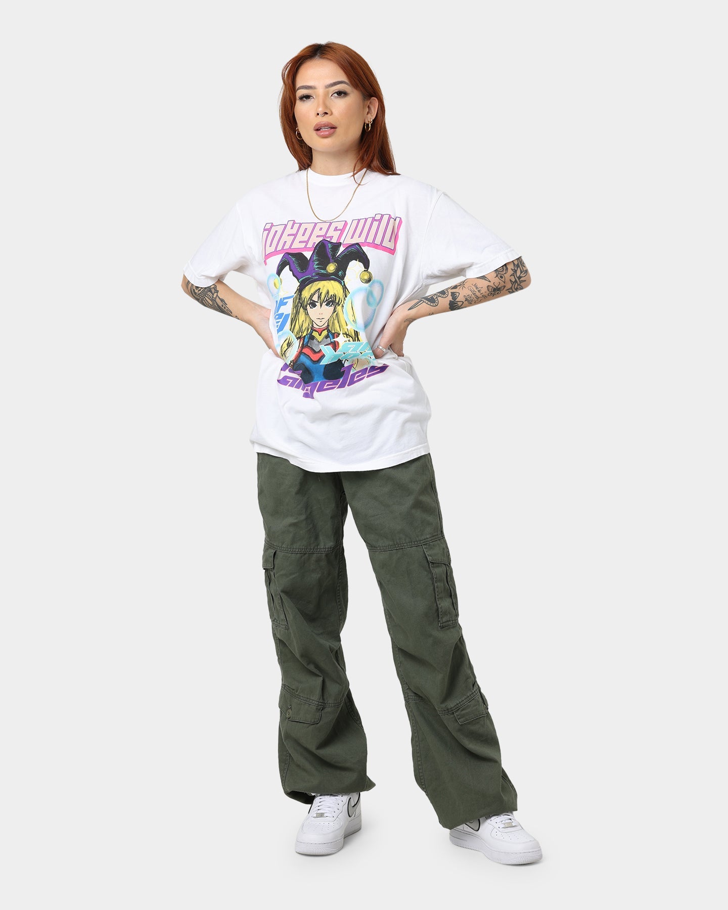 Lifted Anchors Jokers Wild T-Shirt Off White Style001