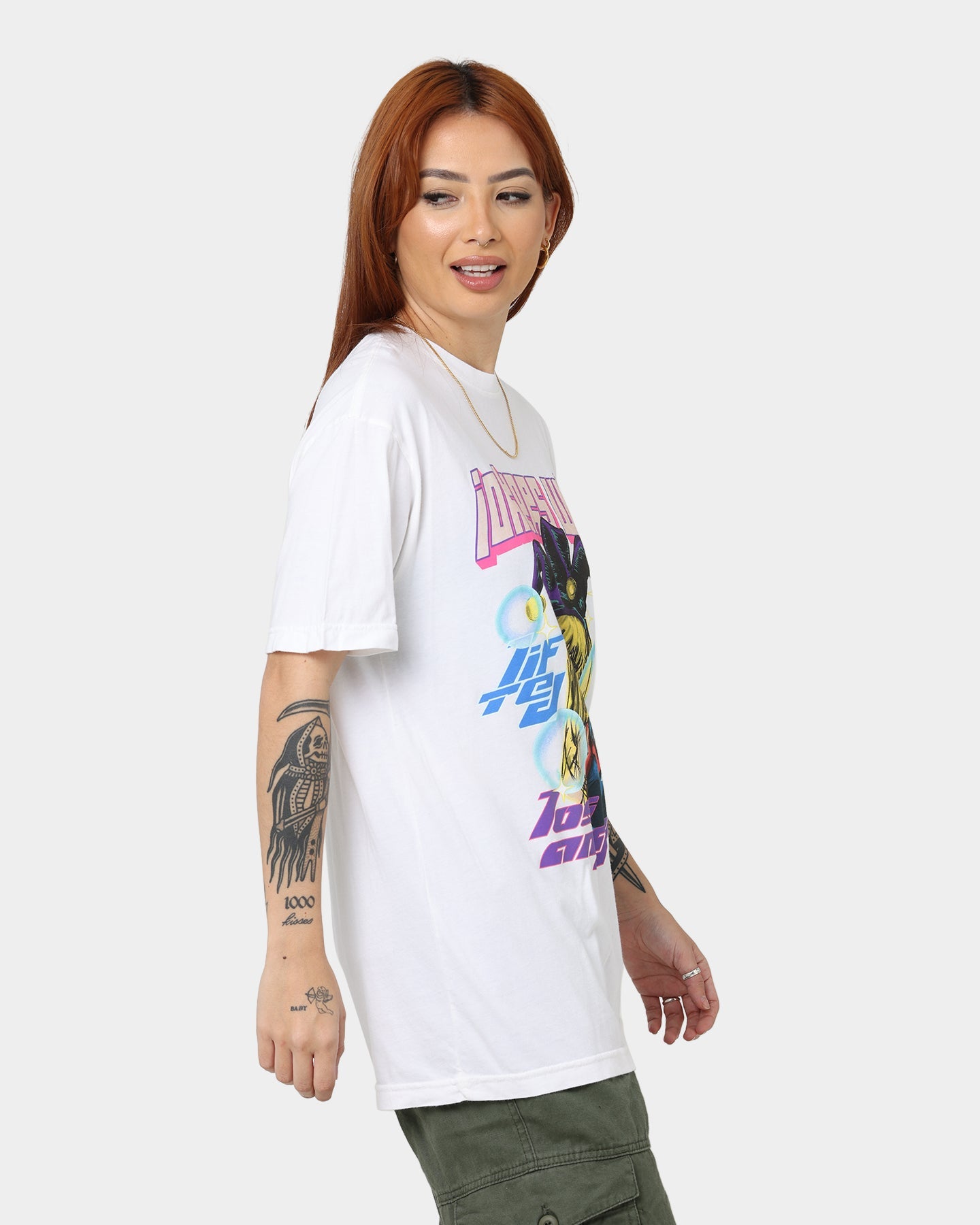 Lifted Anchors Jokers Wild T-Shirt Off White Style001