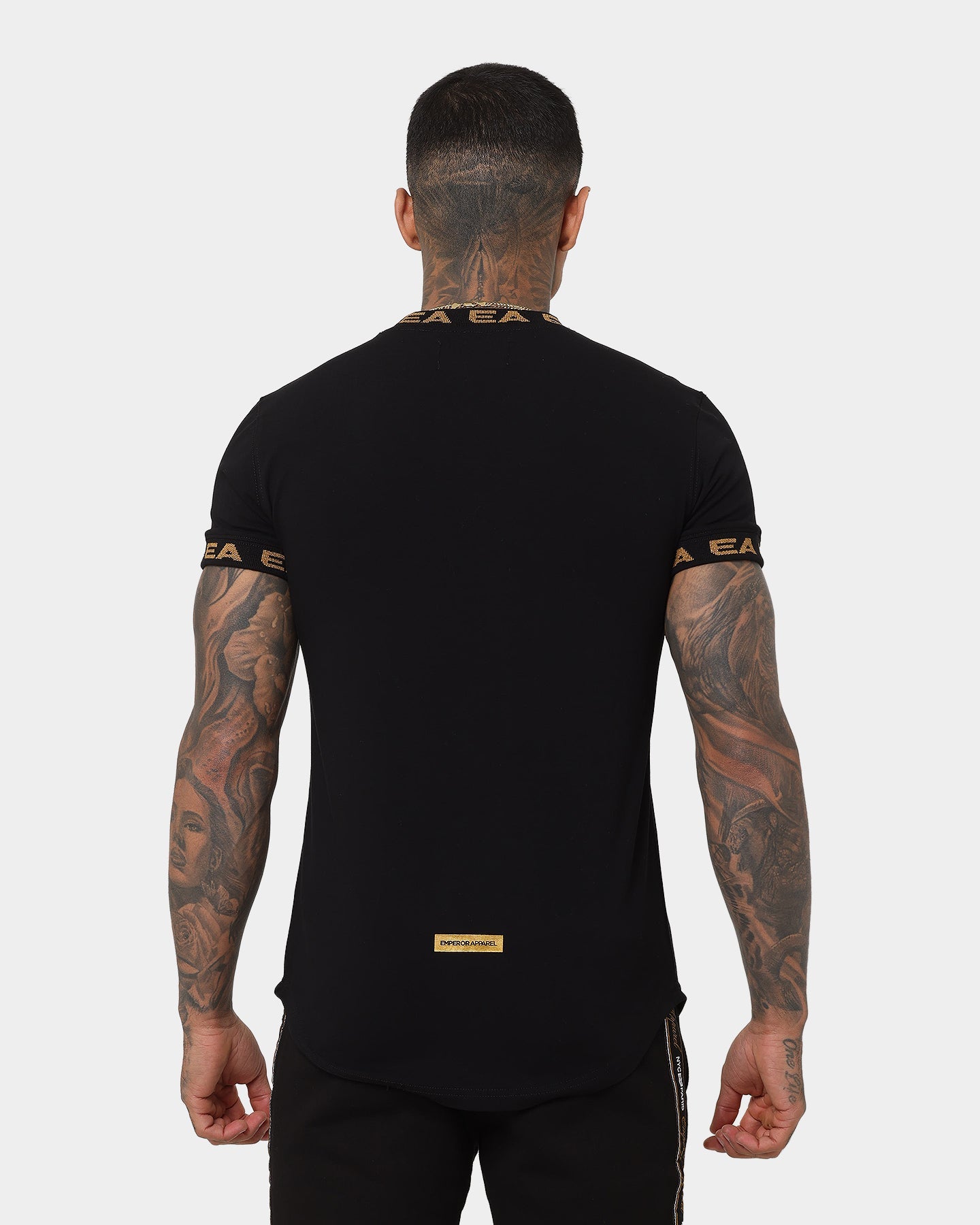 Emperor Apparel Elegance After Dark Short Sleeve T-Shirt Black/Gold
