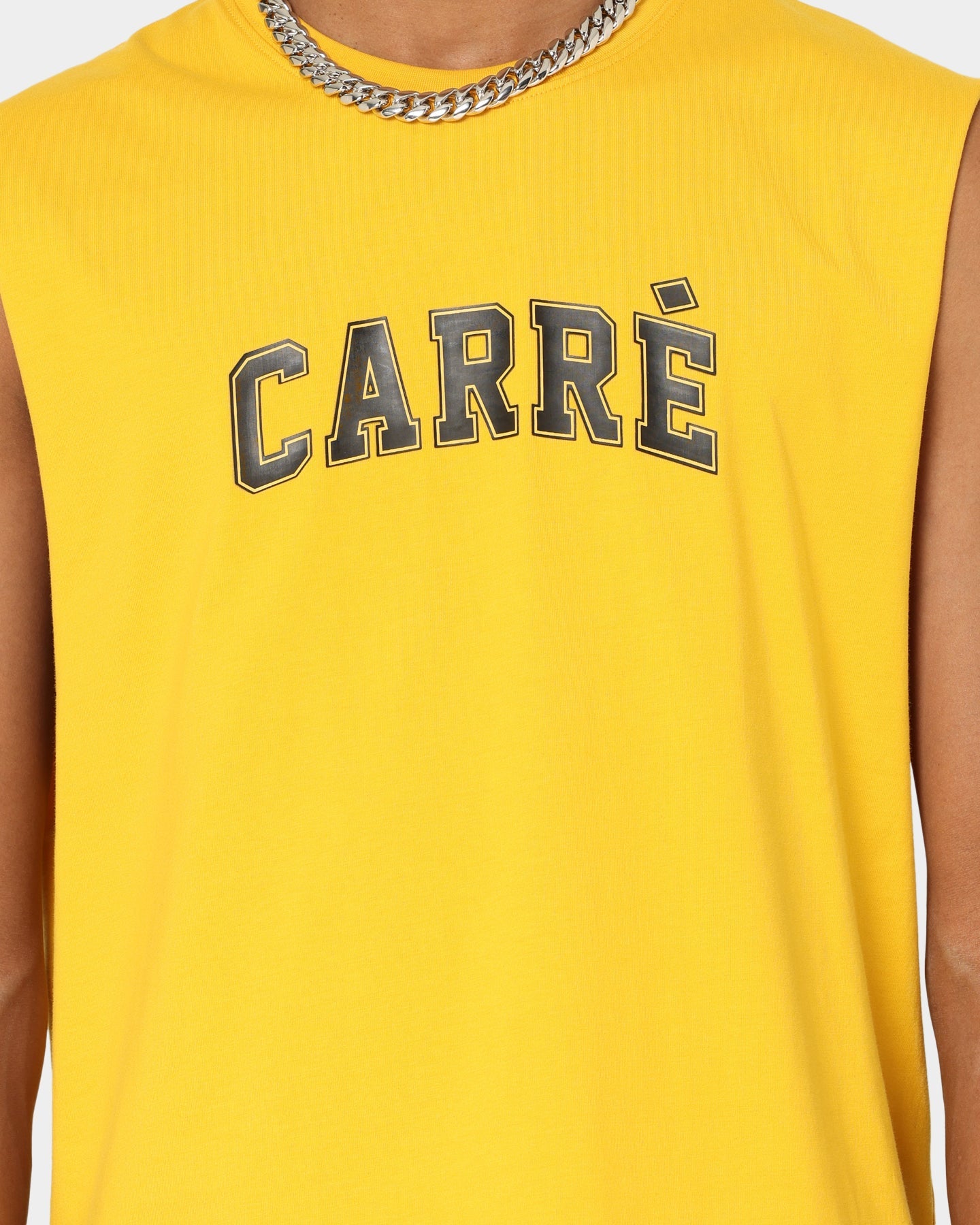 Carre Cours Muscle T-Shirt Yellow
