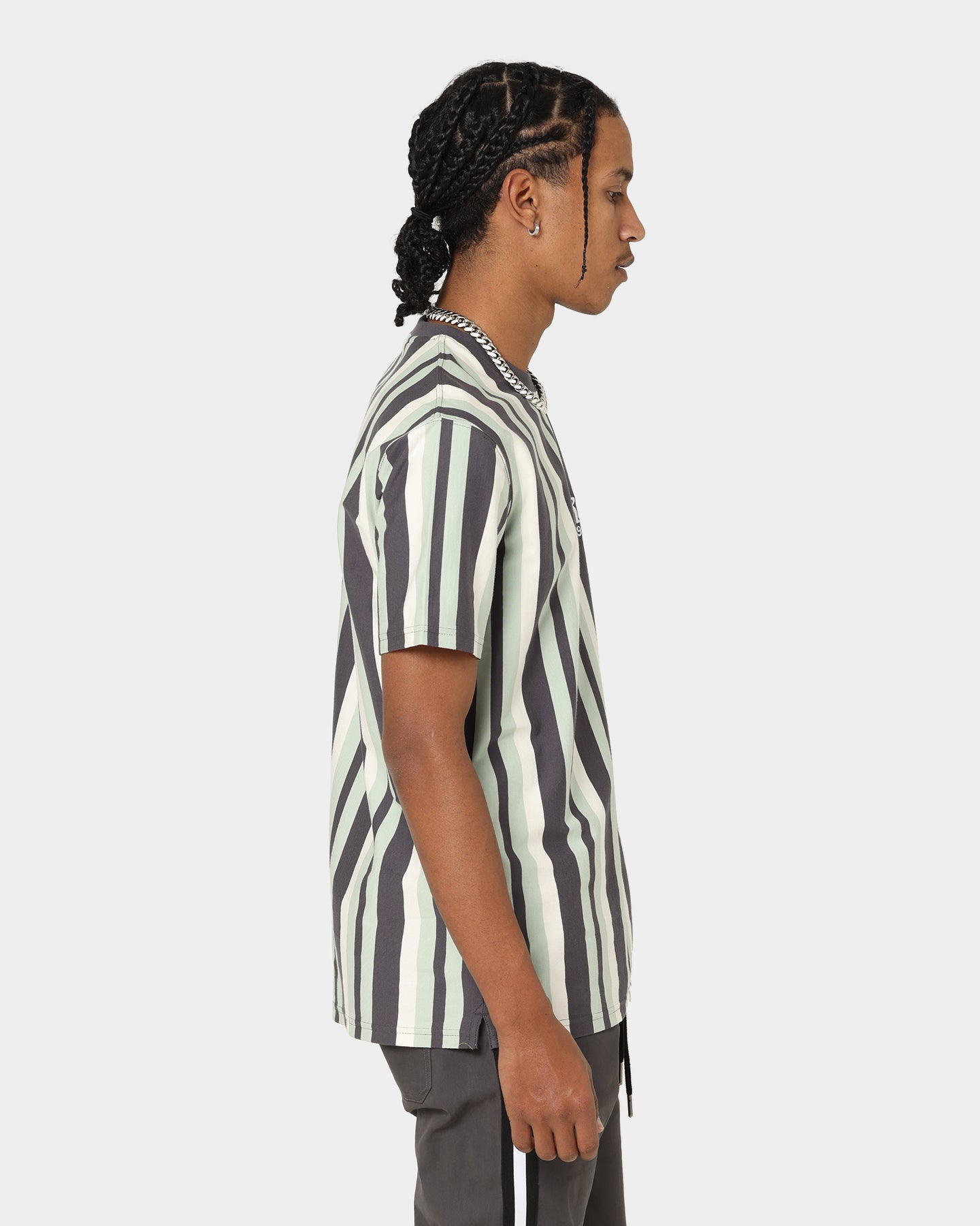 Carr√© La Band√© Classic T-Shirt Charcoal/Green