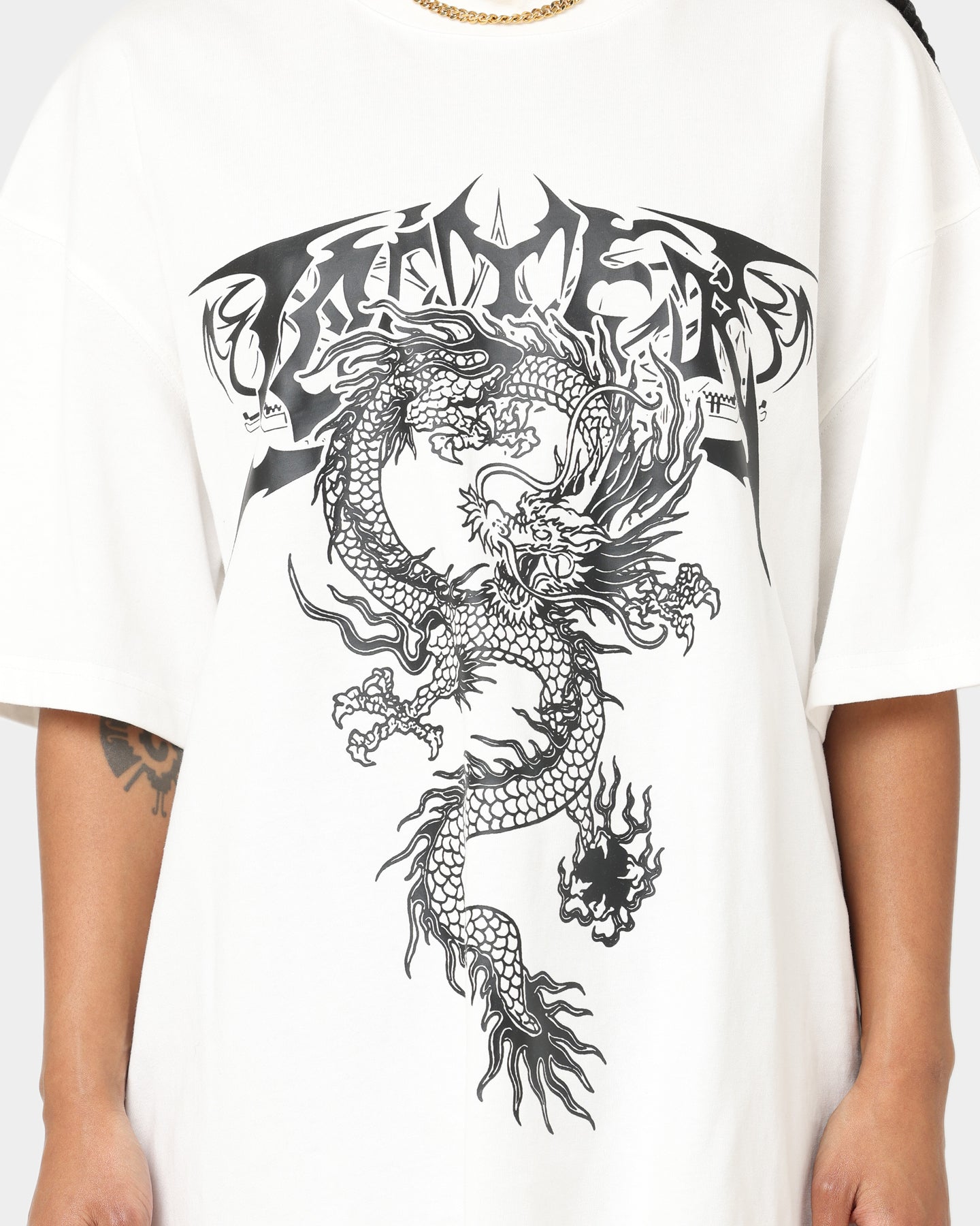 Loiter Anarchy T-Shirt Off White Style001