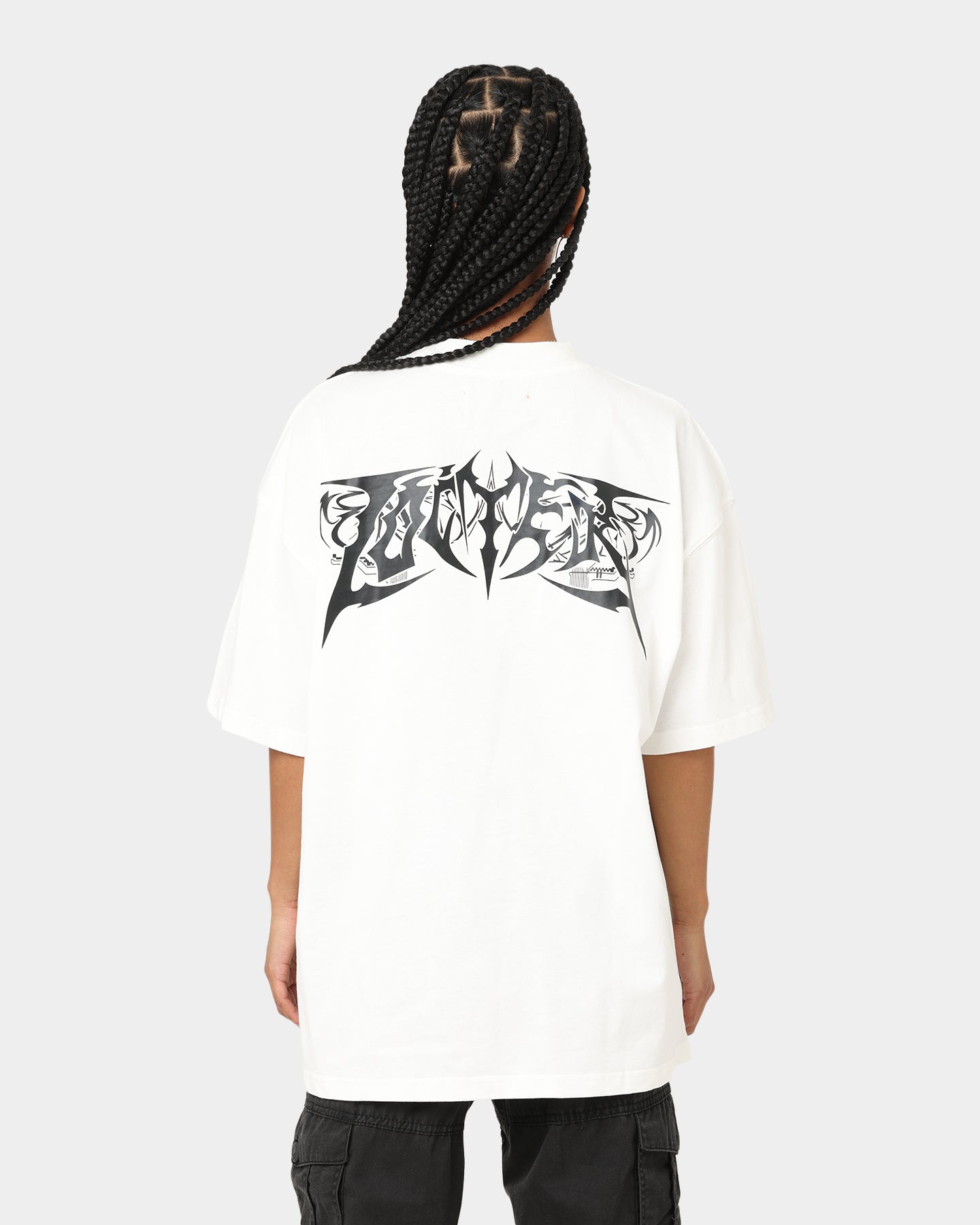 Loiter Anarchy T-Shirt Off White Style001