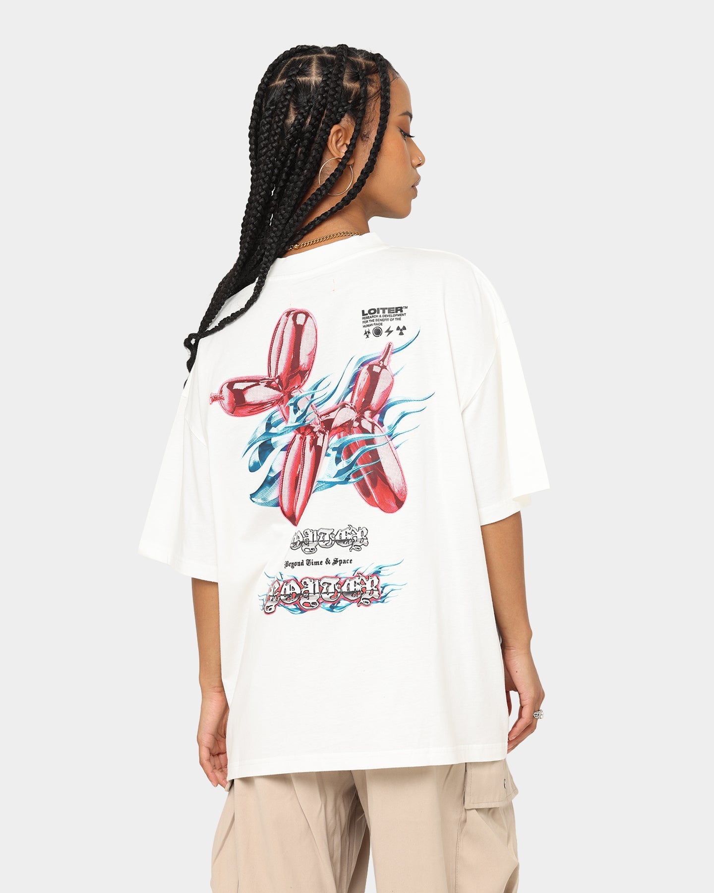 Loiter Chroma T-Shirt Off White Style001