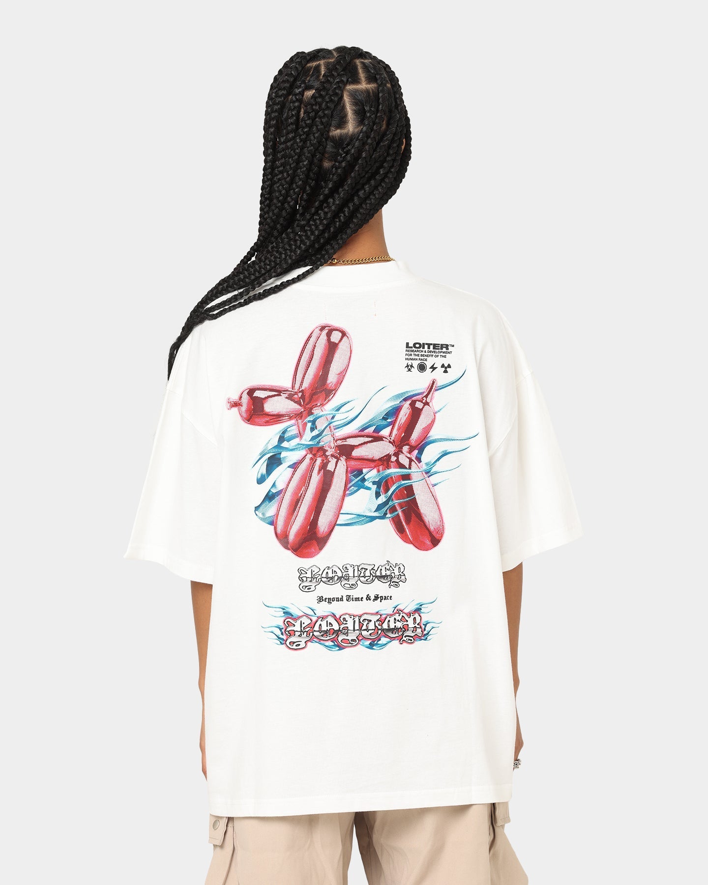 Loiter Chroma T-Shirt Off White Style001
