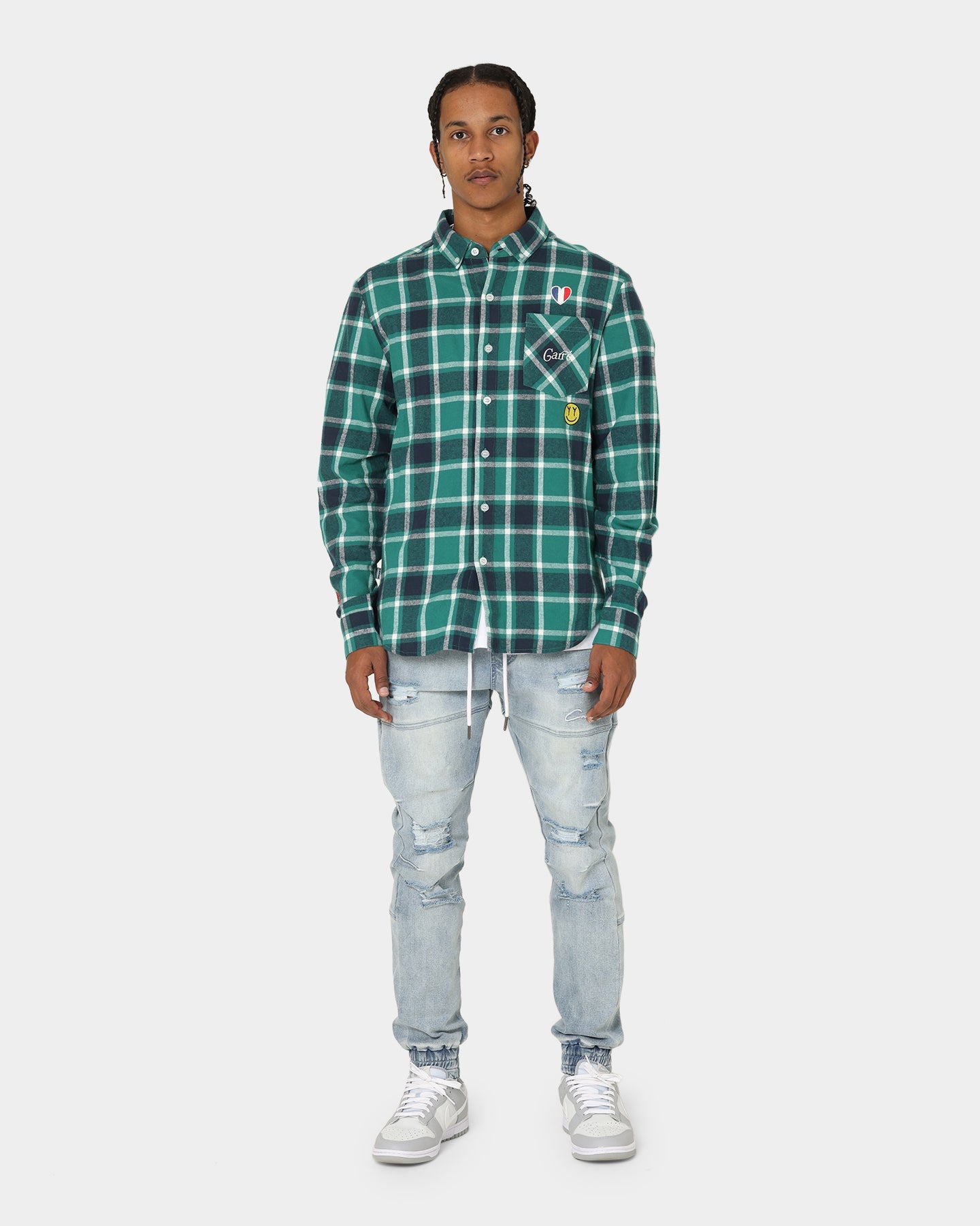 Carr√© Revolutionnaires Flannel Shirt Deep Teal