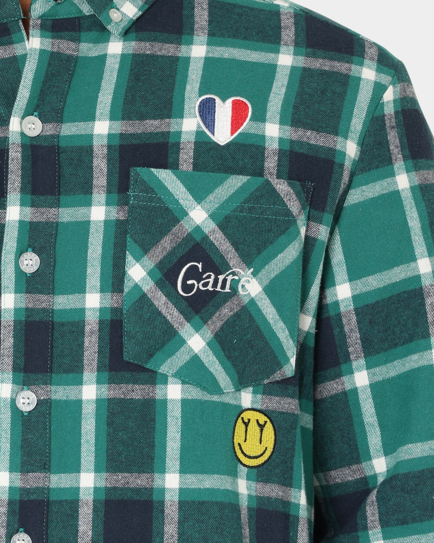 Carr√© Revolutionnaires Flannel Shirt Deep Teal