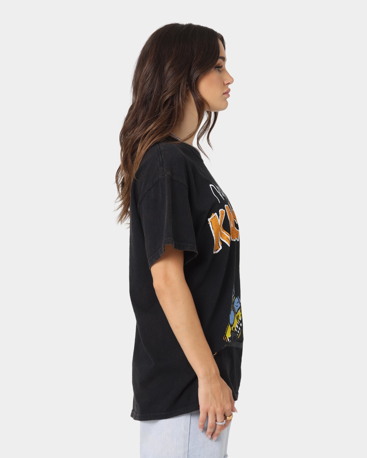 After School Special New York Knicks T-Shirt Black Wash Style001