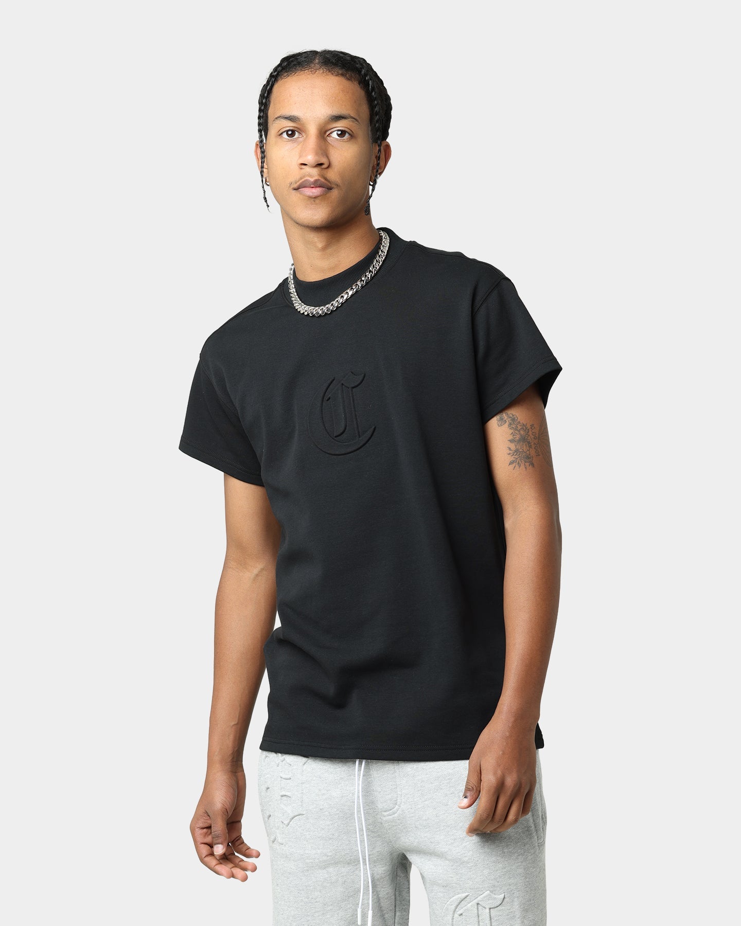 Carr√© CP Mock Neck T-Shirt Black