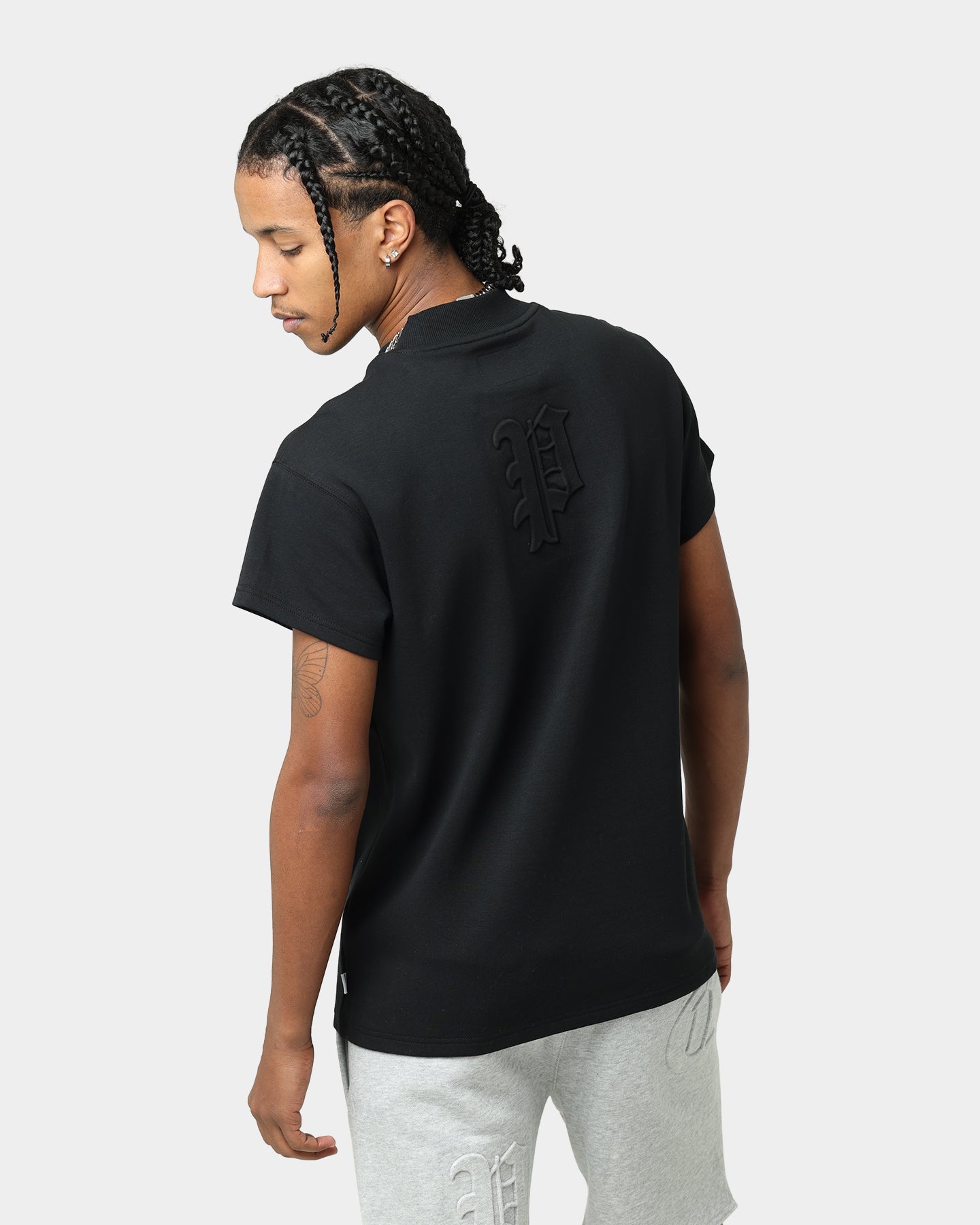Carr√© CP Mock Neck T-Shirt Black