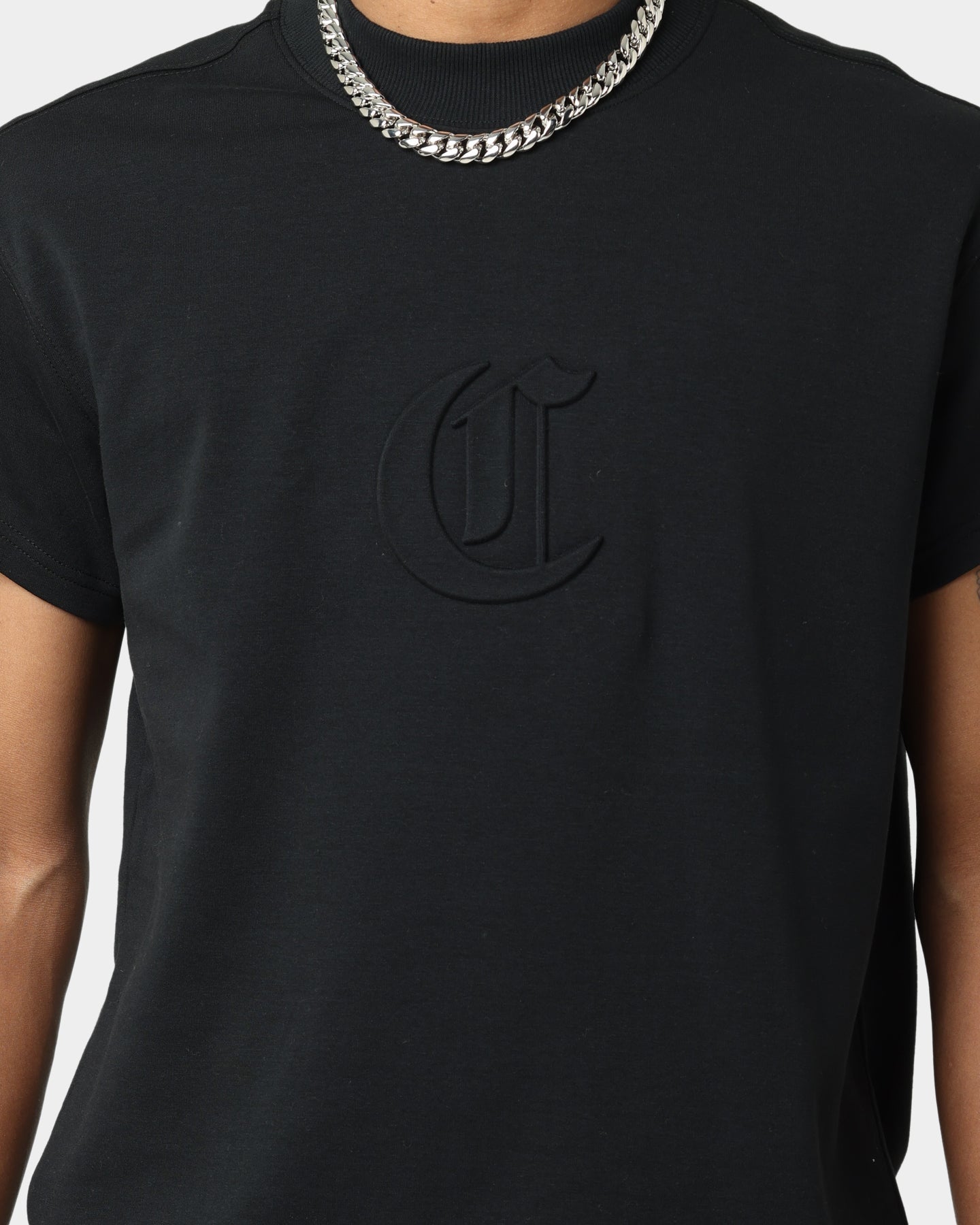 Carr√© CP Mock Neck T-Shirt Black