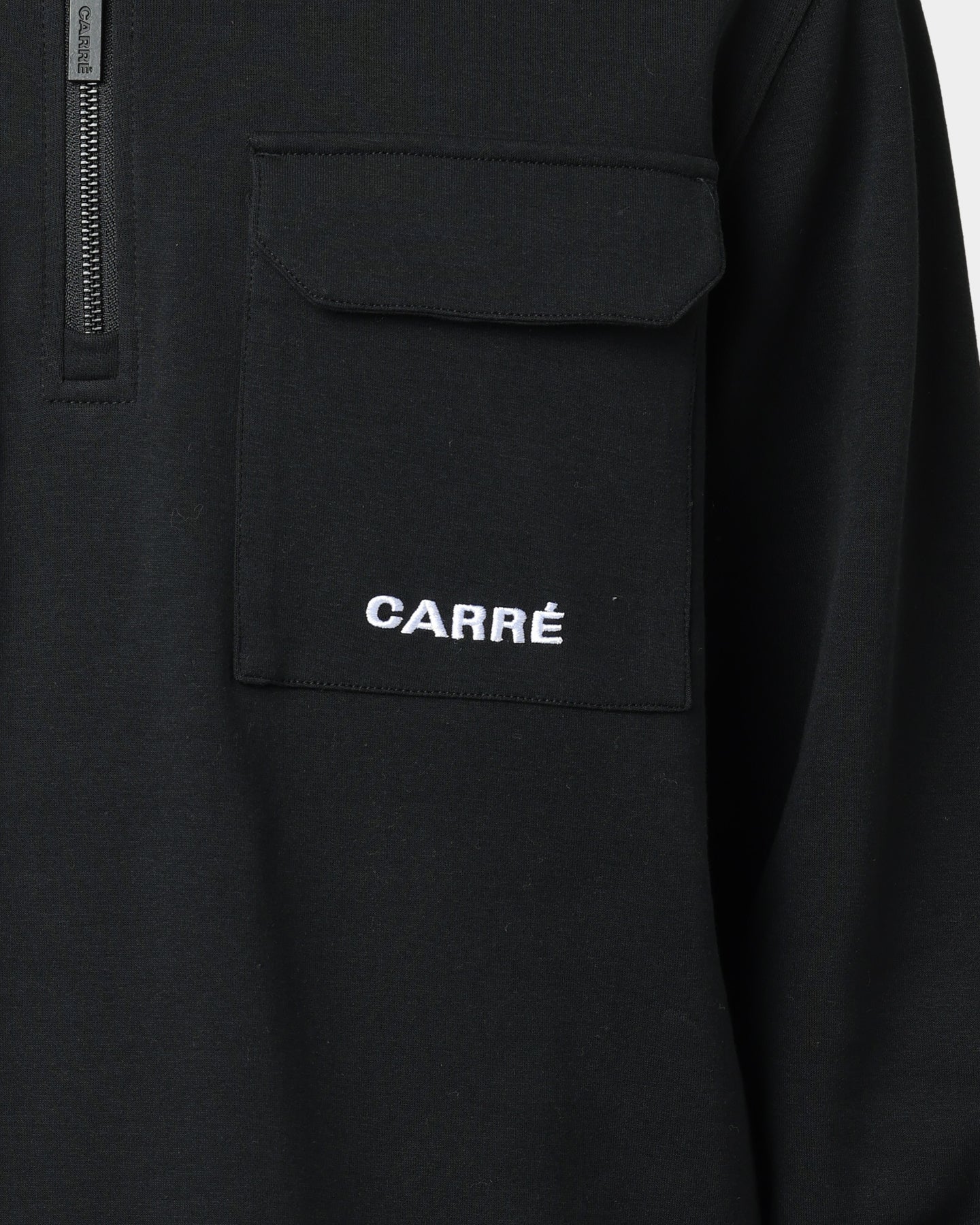 Carr√© Dominateur Cargo Long Sleeve Polo Shirt Black