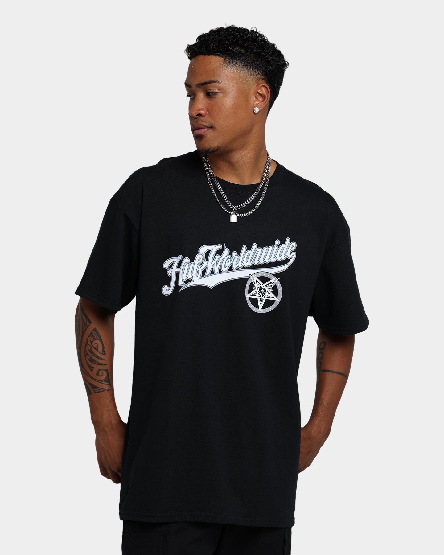 HUF X Thrasher Portola T-Shirt Black