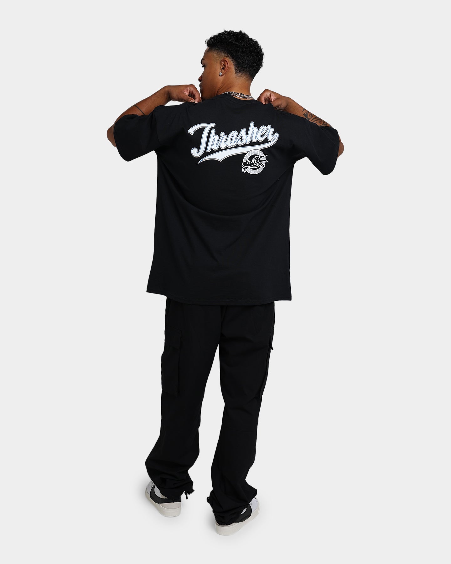 HUF X Thrasher Portola T-Shirt Black