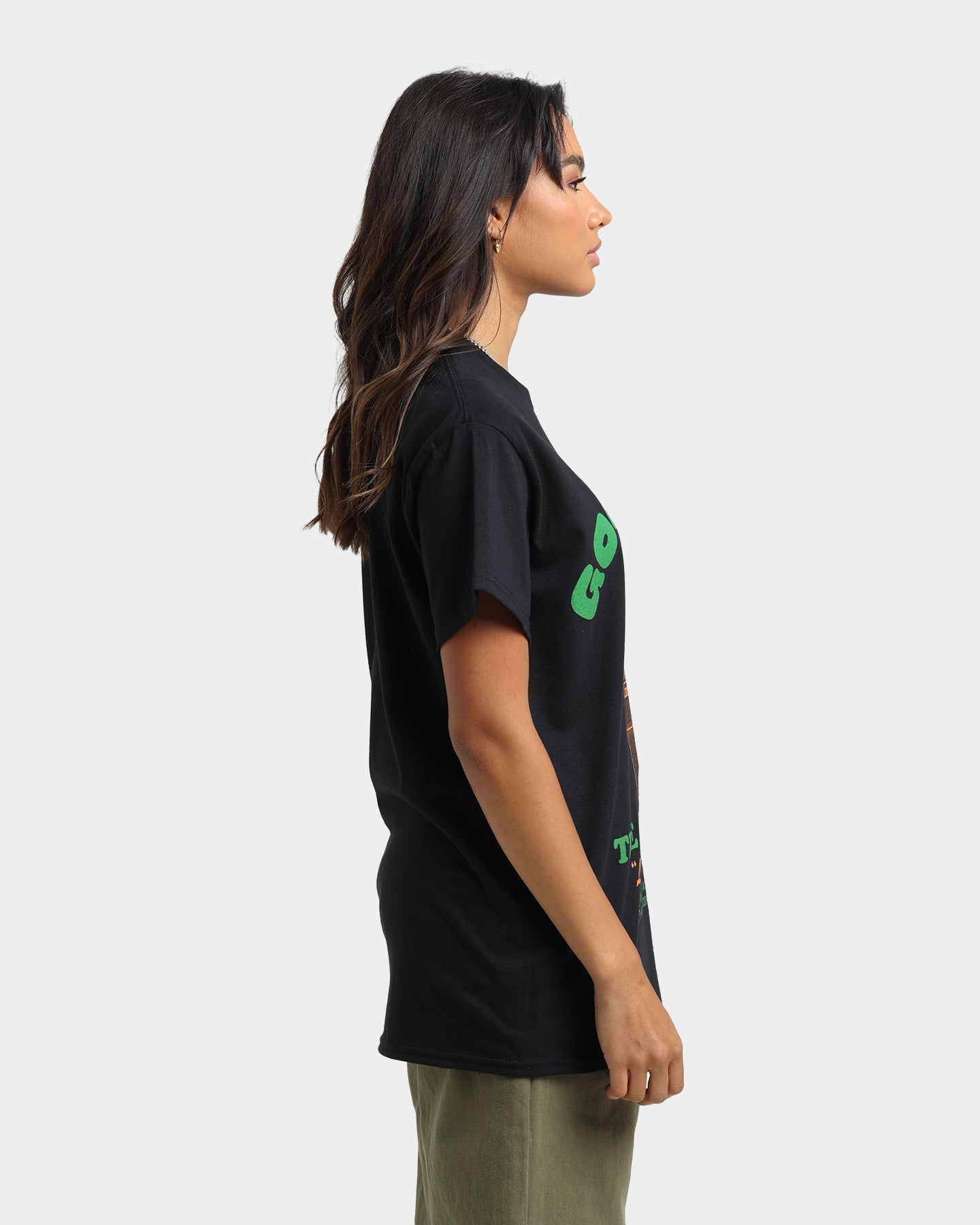 Goat Crew Grow Room T-Shirt Black Style001