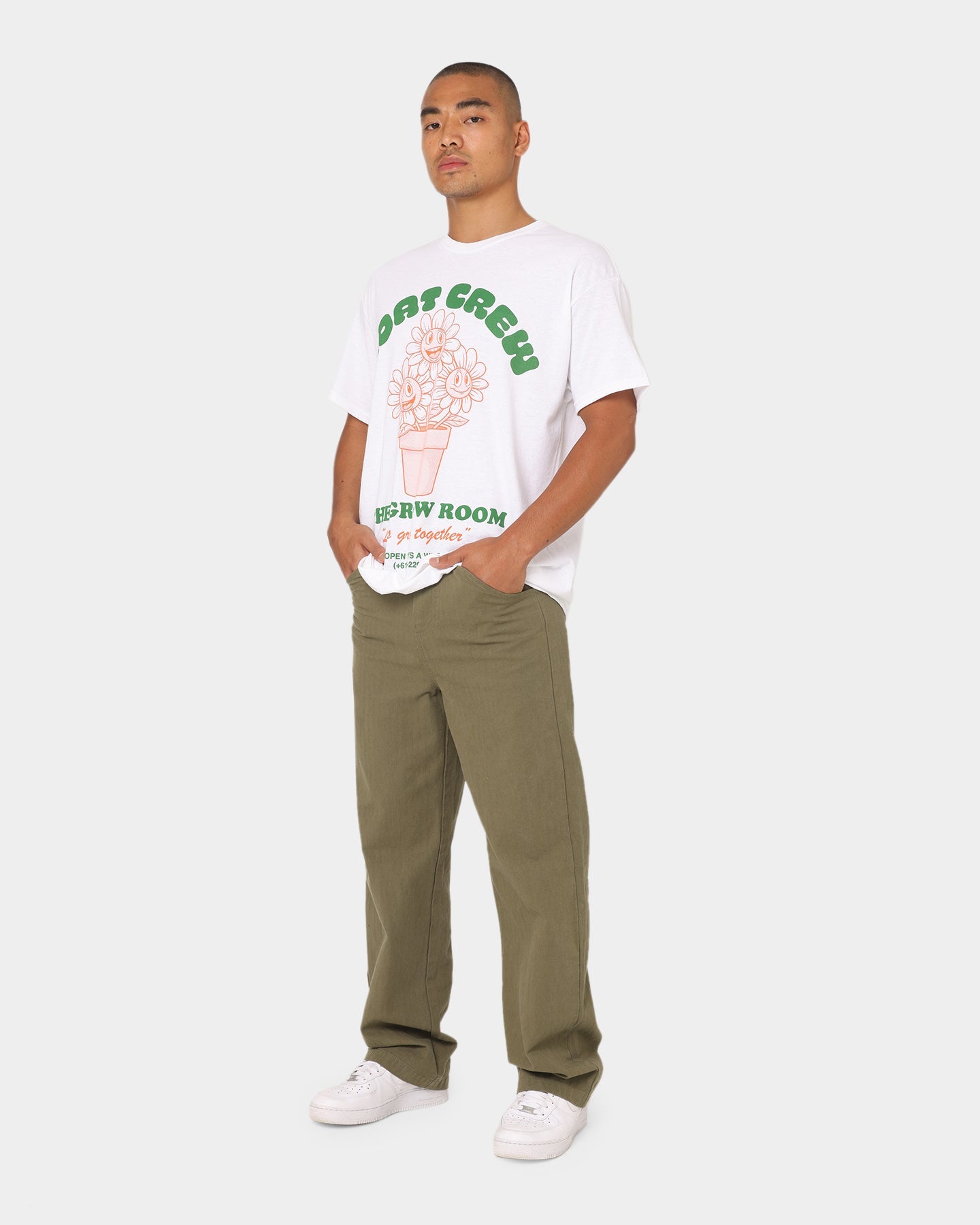 Goat Crew Grow Room T-Shirt White