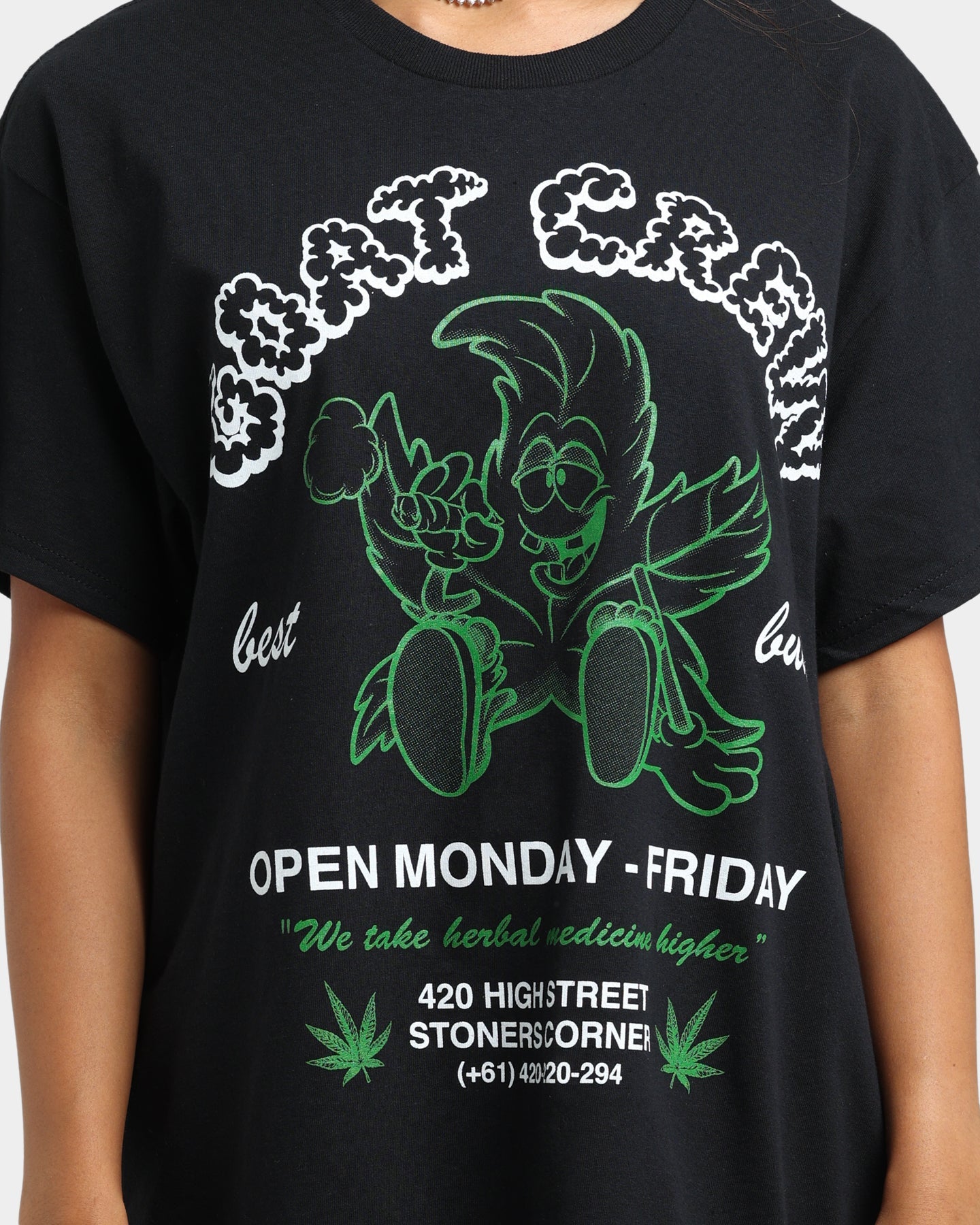 Goat Crew Best Buds T-Shirt Black Style001