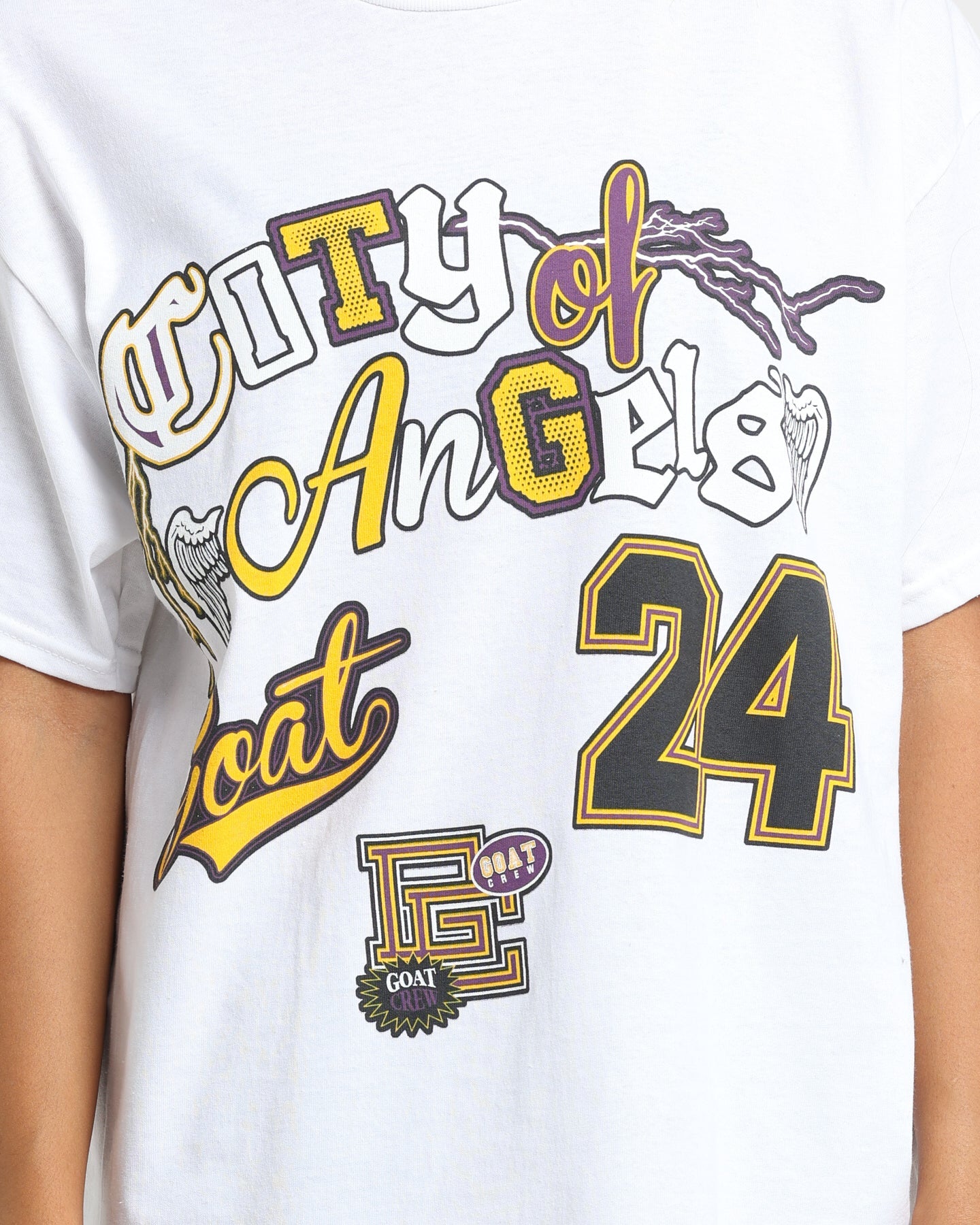 Goat Crew City Of Angels T-Shirt White Style001