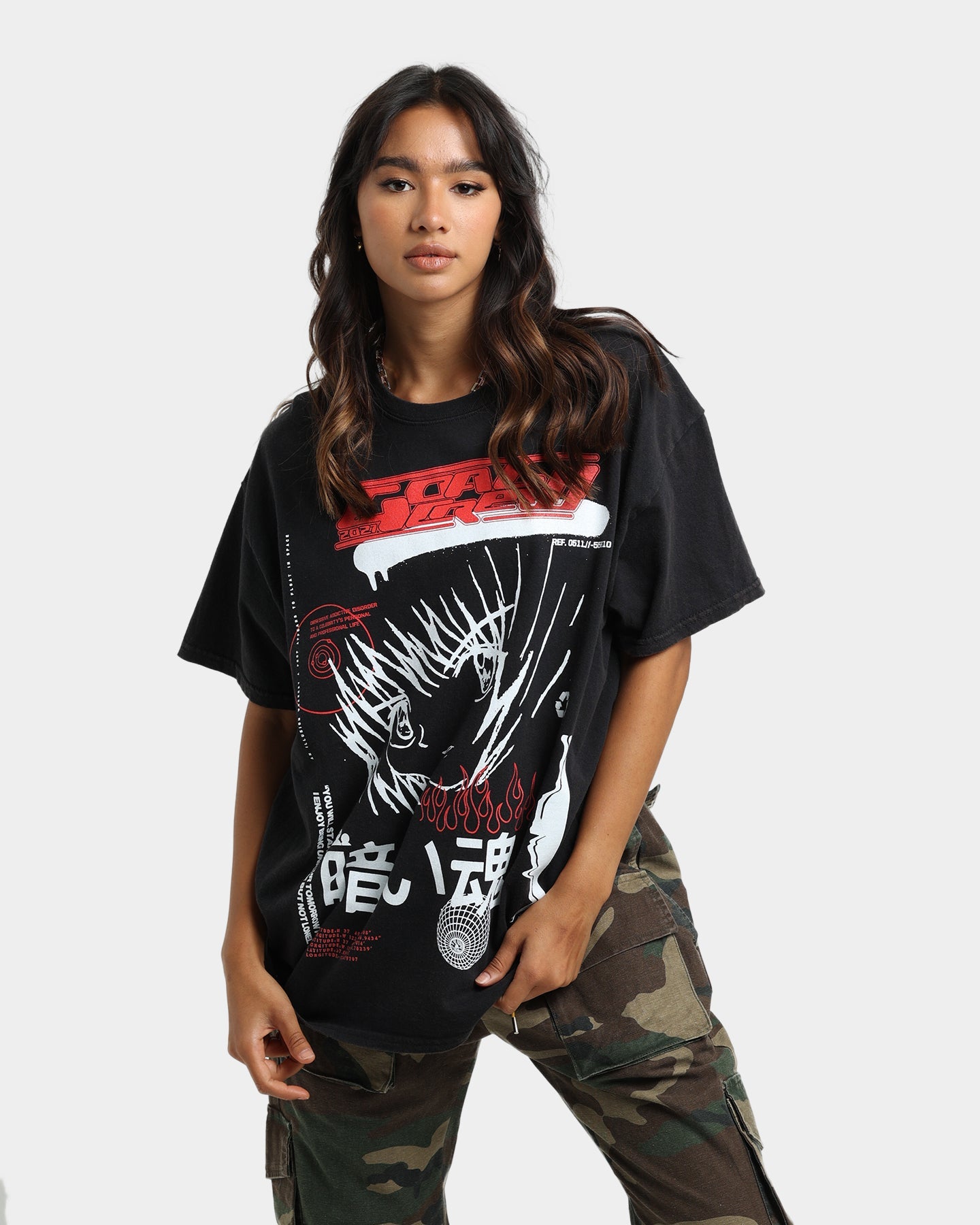 Goat Crew Korea T-Shirt Black Wash Style001