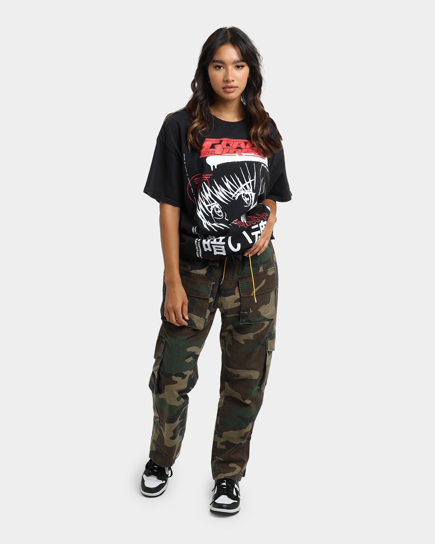 Goat Crew Korea T-Shirt Black Wash Style001
