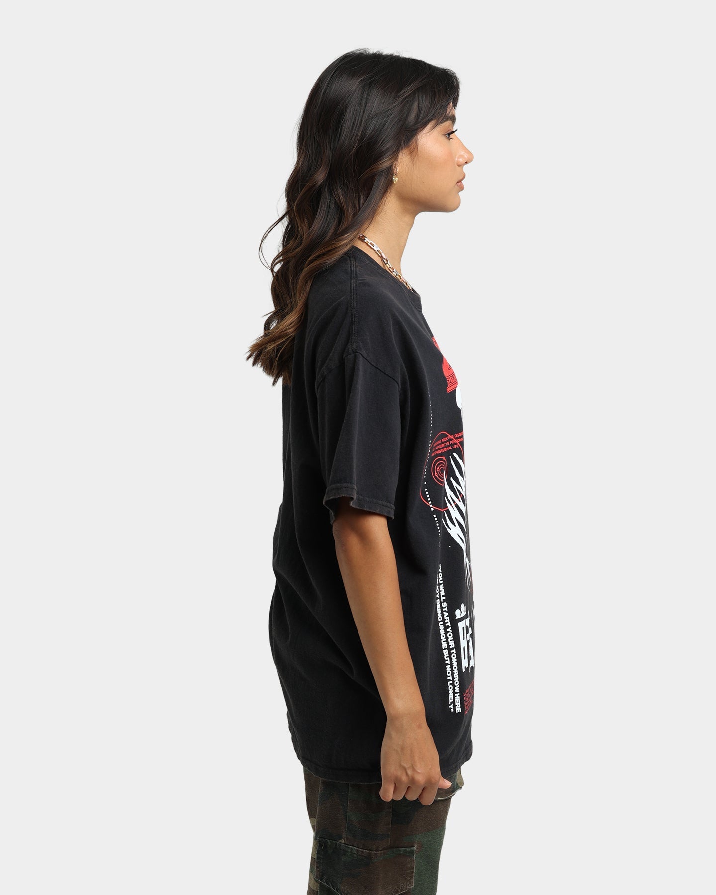 Goat Crew Korea T-Shirt Black Wash Style001