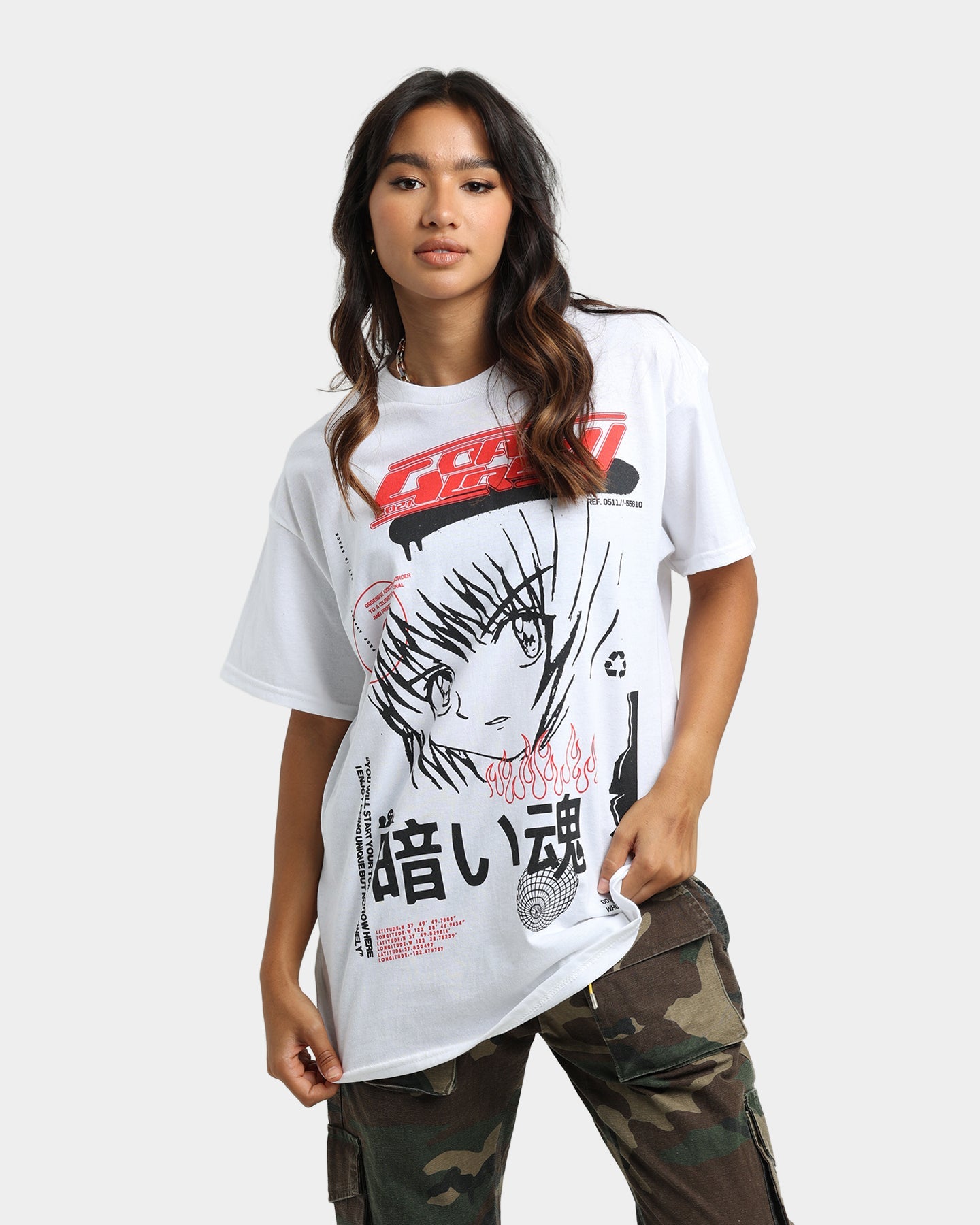 Goat Crew Korea T-Shirt White Style001