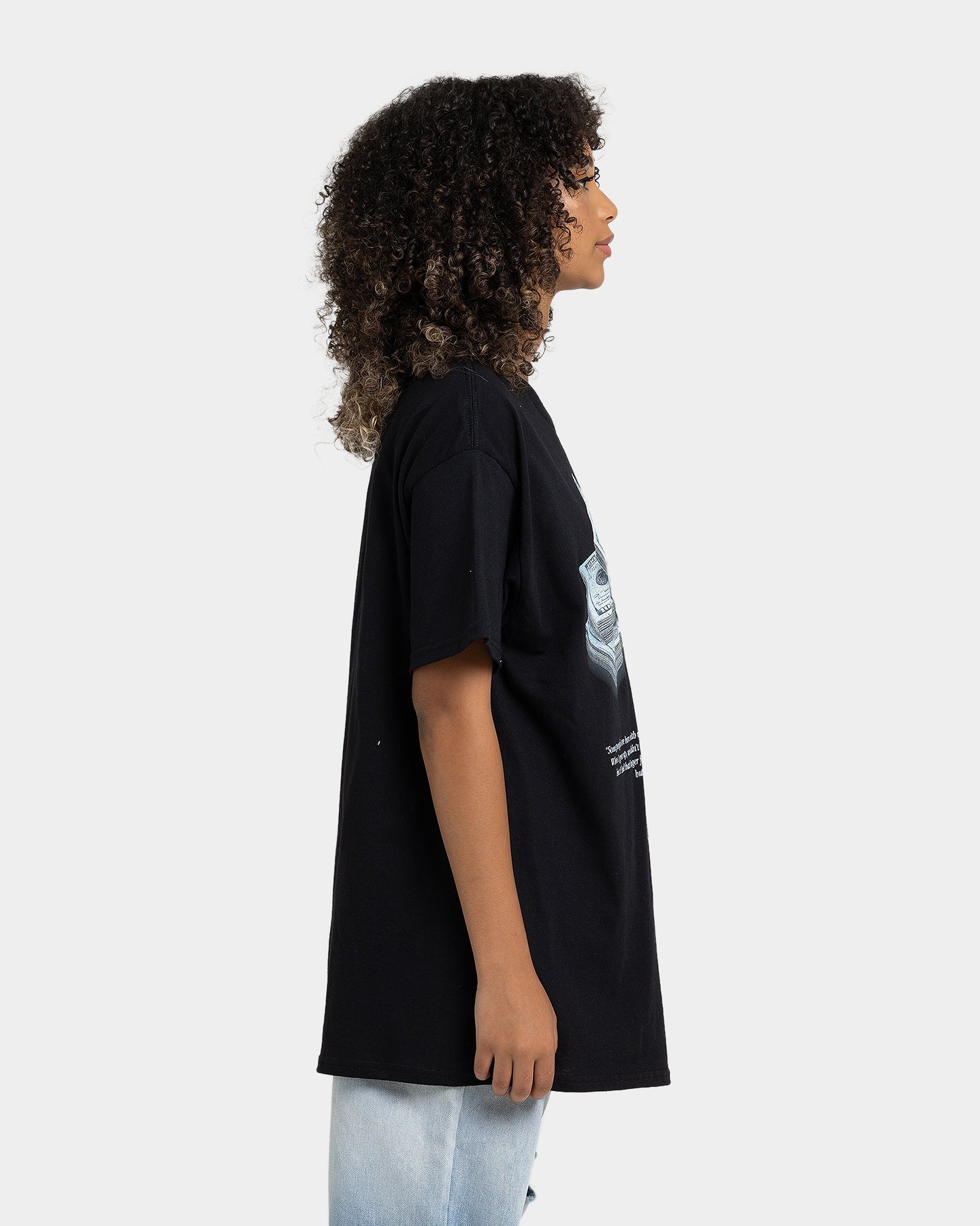 Goat Crew Paper Chasers T-Shirt Black Style001
