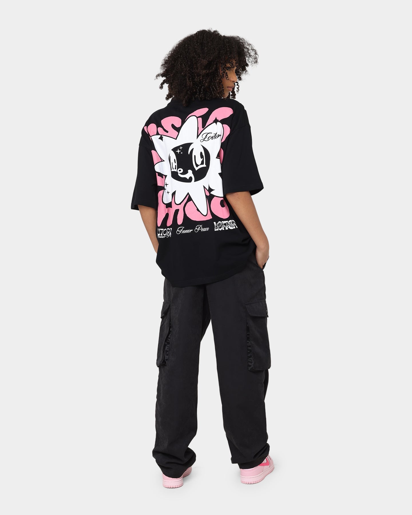 Loiter Inner Peace T-Shirt Black Style001