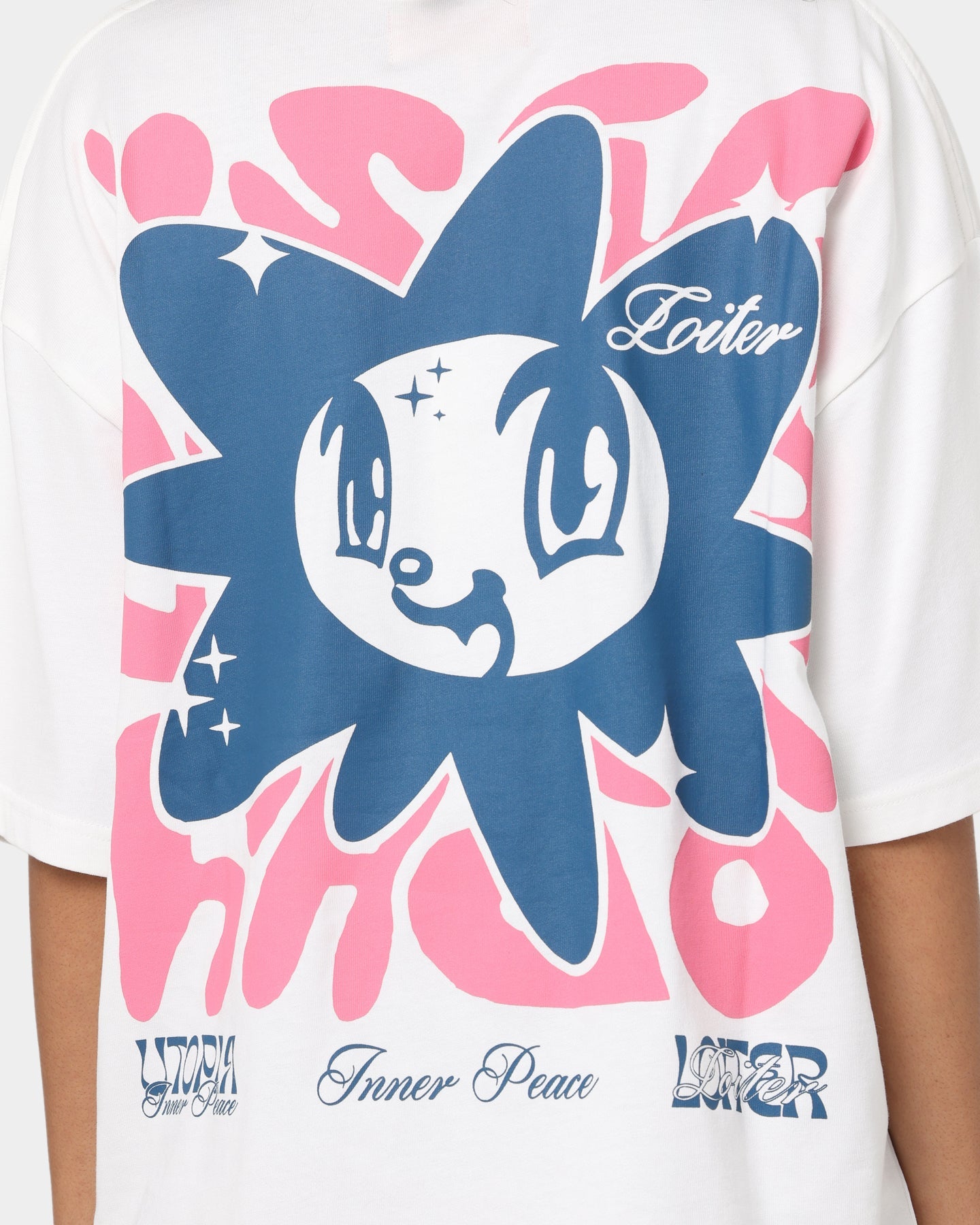 Loiter Inner Peace T-Shirt Off White Style001